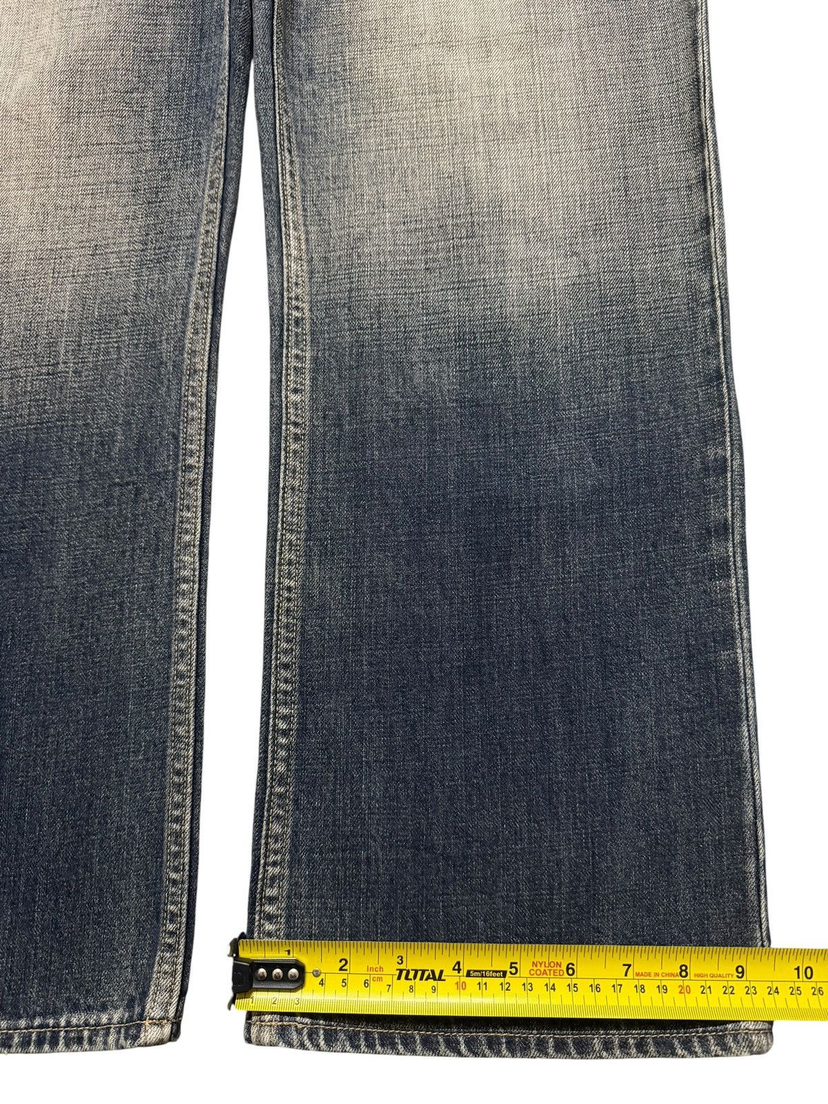 Gap Vintage Y2K Gap Blue Wash Bleached Straight Wide Leg Baggy Size US 36 / EU 52 - 11 Thumbnail