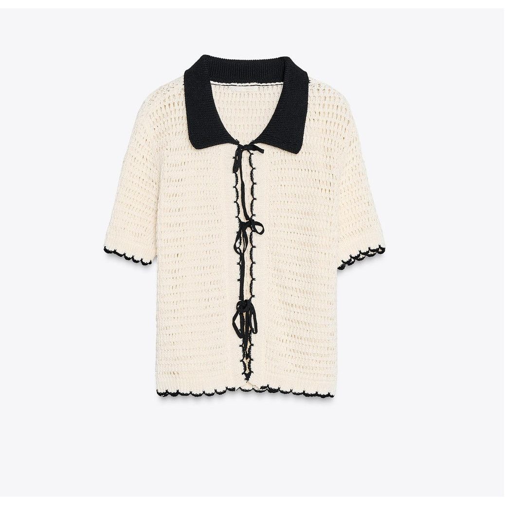 Zara RARE!!! ZARA Contrast Top NWT Size L / US 10 / IT 46 - 17 Thumbnail