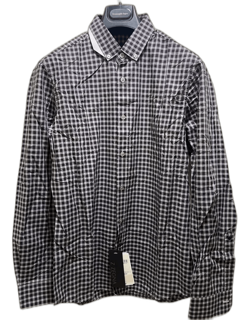 Ermenegildo Zegna Ermenegildo Zegna Men's Long Sleeve Casual Shirt Size US M / EU 48-50 / 2 - 1 Thumbnail