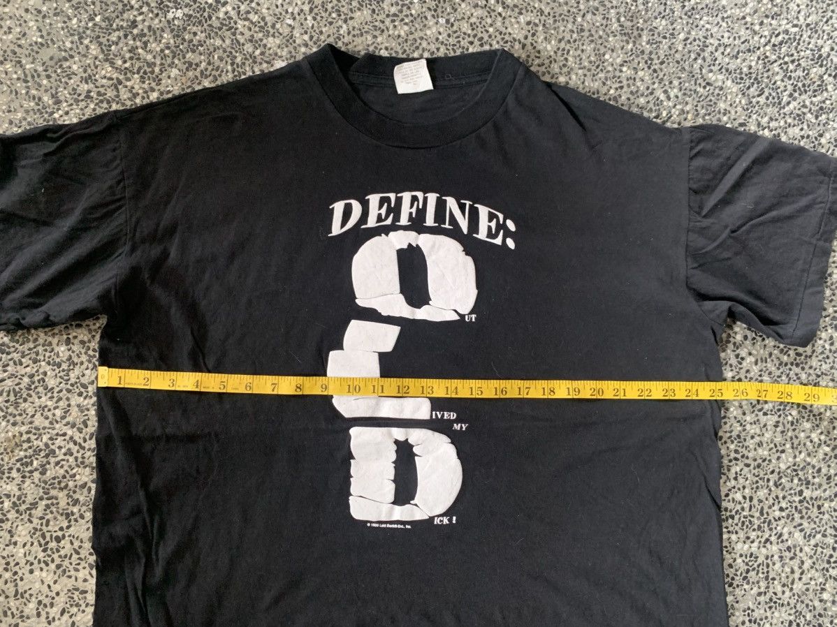 Vintage Vintage 90s Define OLD Laid Back Graphics T shirt Size US XL / EU 56 / 4 - 8 Thumbnail