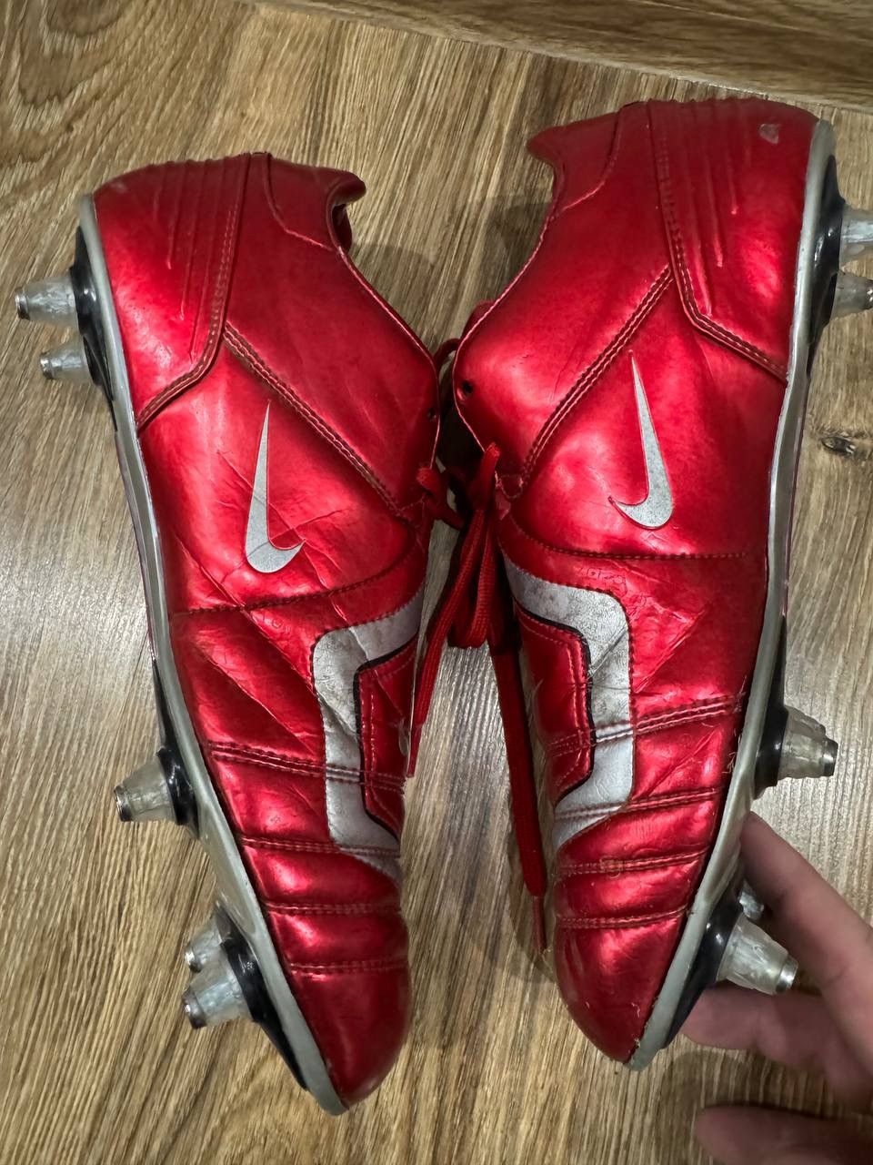 Vintage Nike Total 90 Supremacy FG Red Football Boots Size US 11 / EU 44 - 25 Thumbnail