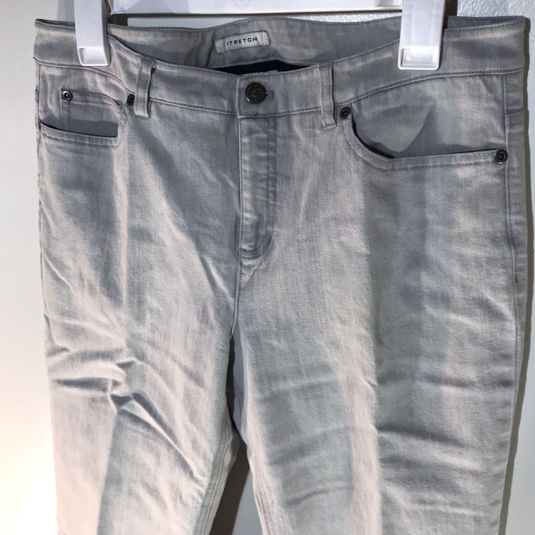 Jones New York Jones New York Sport Jeans Womens Size 12 Gray Wash Straight LT Size 34" / US 12 / IT 48 - 2 Thumbnail