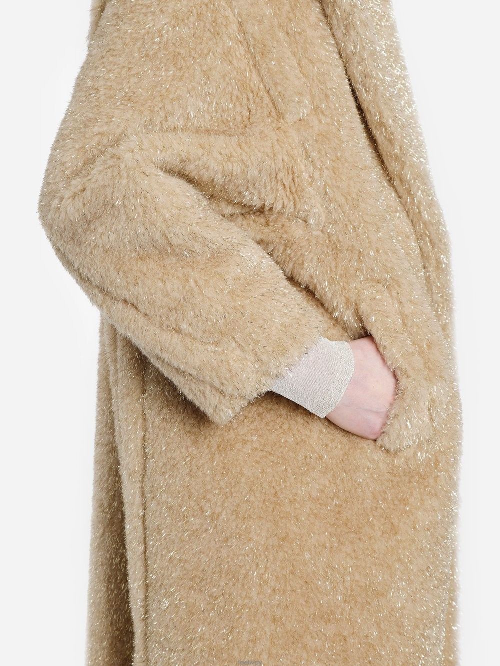 Designer × Max Mara × Weekend Max Mara Max Mara A/W 2019 camel wool blend teddy bear style coat Size S / US 4 / IT 40 - 6 Thumbnail