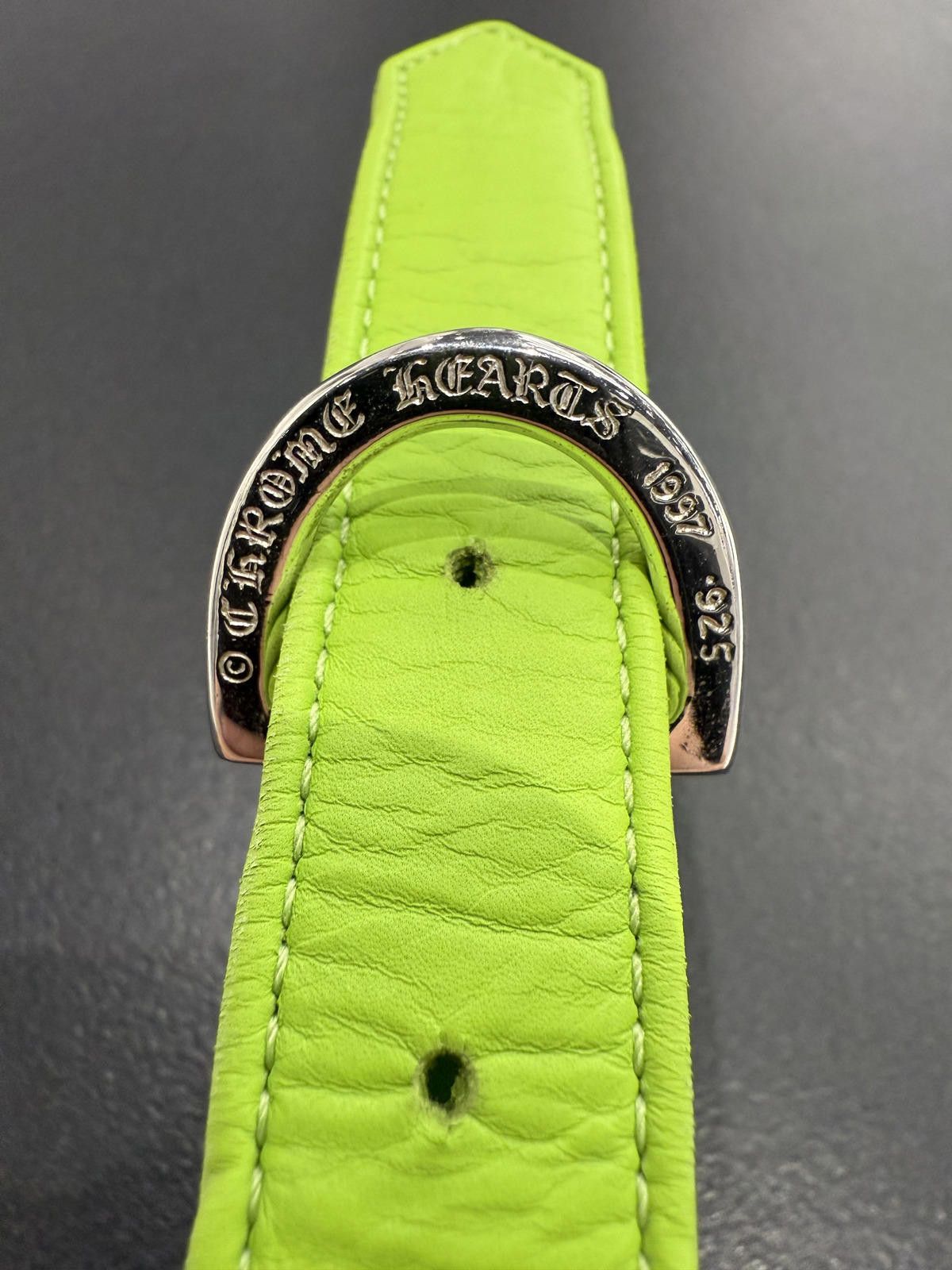 Chrome Hearts Chrome Hearts Leather Dog Collar in Green Size ONE SIZE - 3 Thumbnail