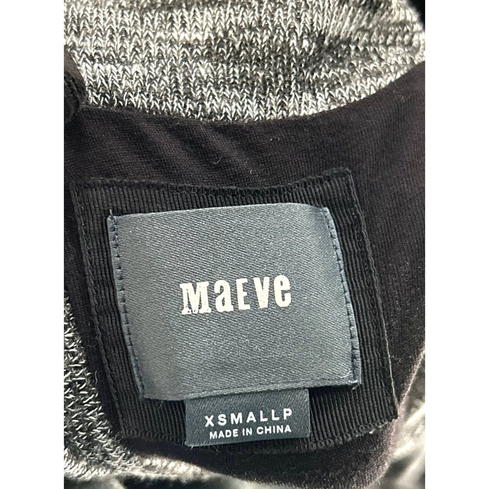 Vintage Maeve Dress Womens XS Gray Wrap Blouson Sleeveless V-Neck Short A-Line Slim Casual - Runway Style, Rayon, Petite (No N/A) Size XS / US 0-2 / IT 36-38 - 3 Thumbnail