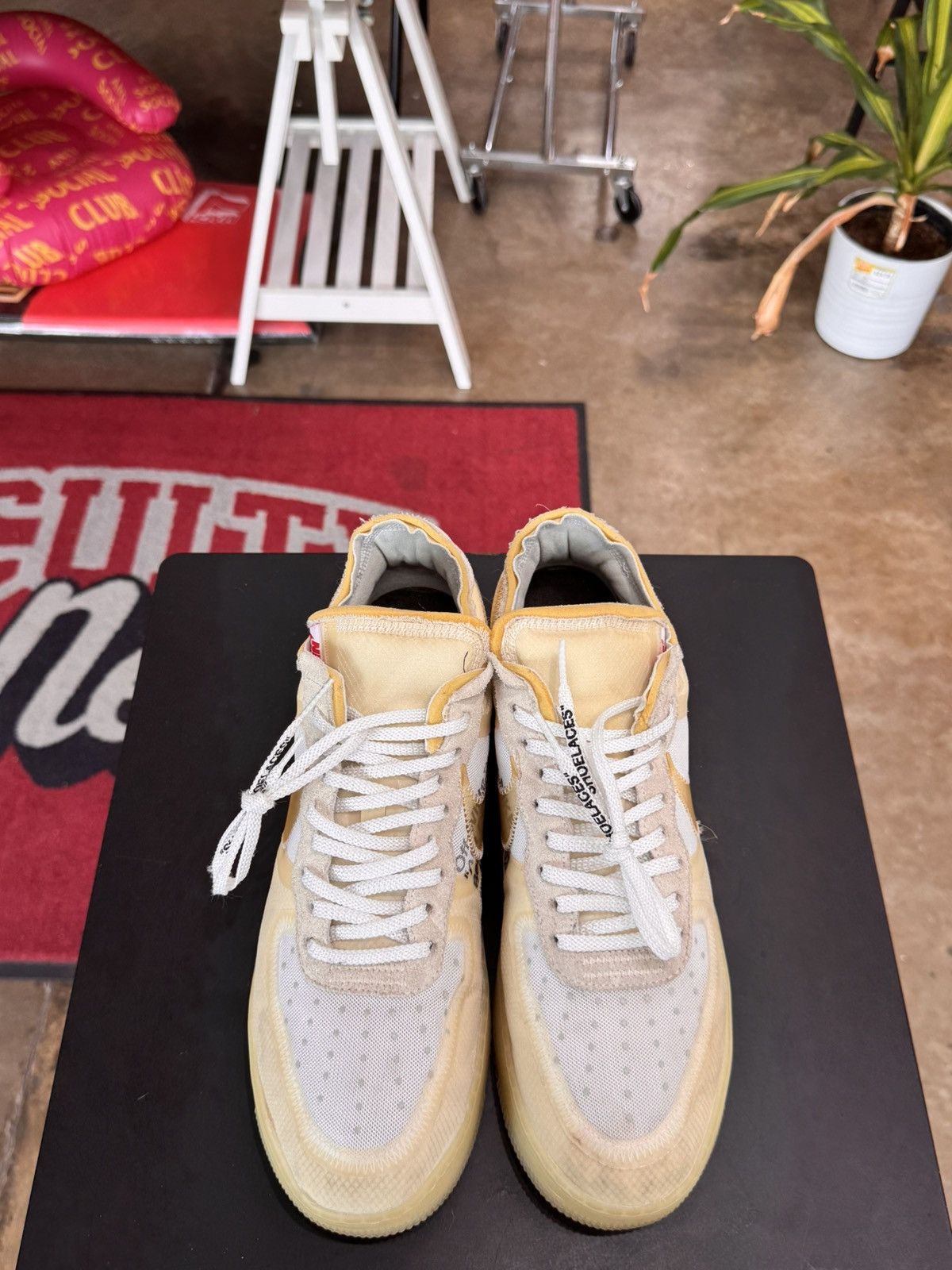 Nike × Off-White Off White Nike Air Force 1 Low Sz. 13 (2017) Size US 13 / EU 46 - 2 Thumbnail