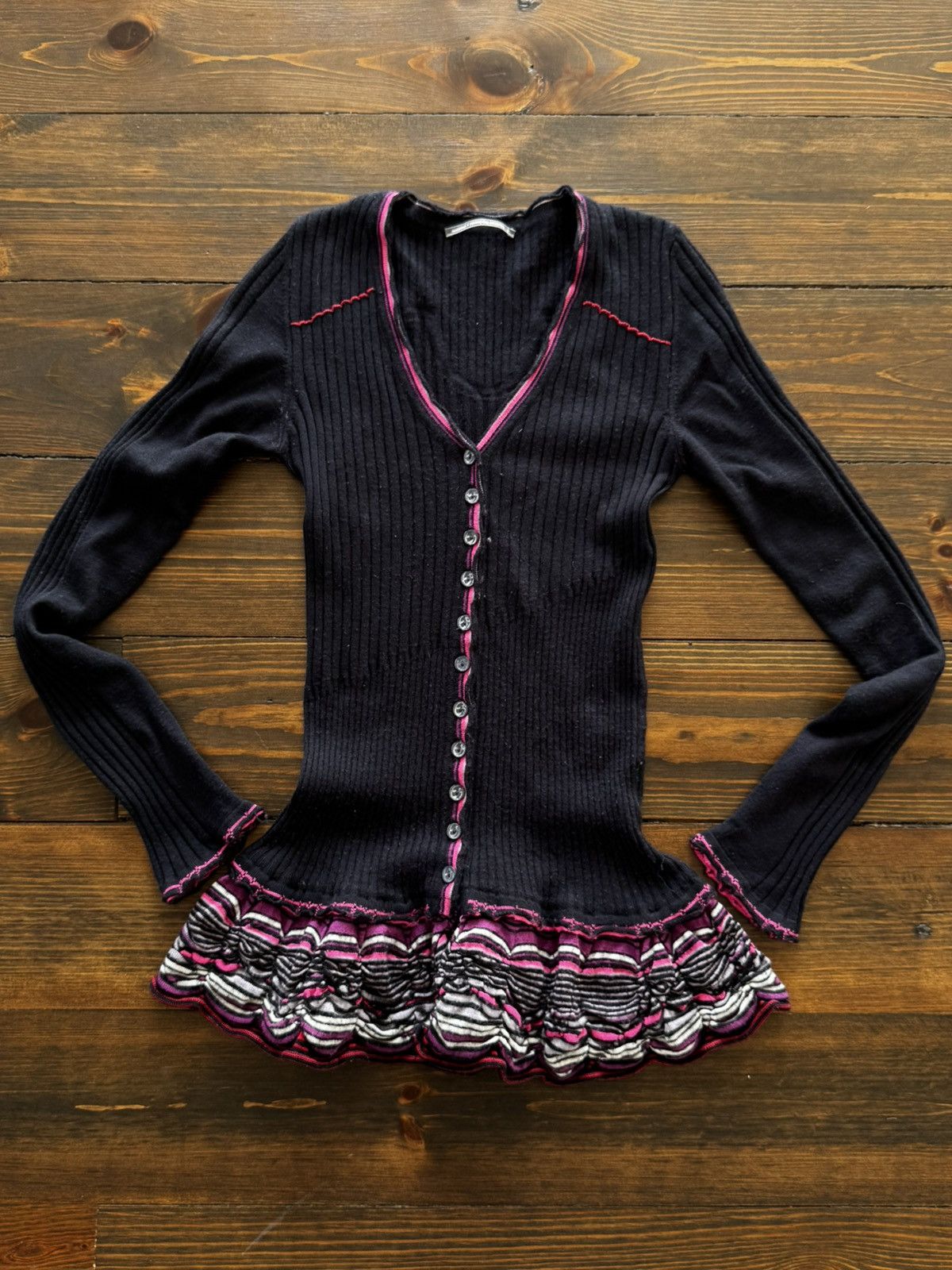 Marithe + Francois Girbaud Marithe + Francois Girbaud Cute Button Up Y2K Sweater Size S / US 4 / IT 40 - 1 Thumbnail