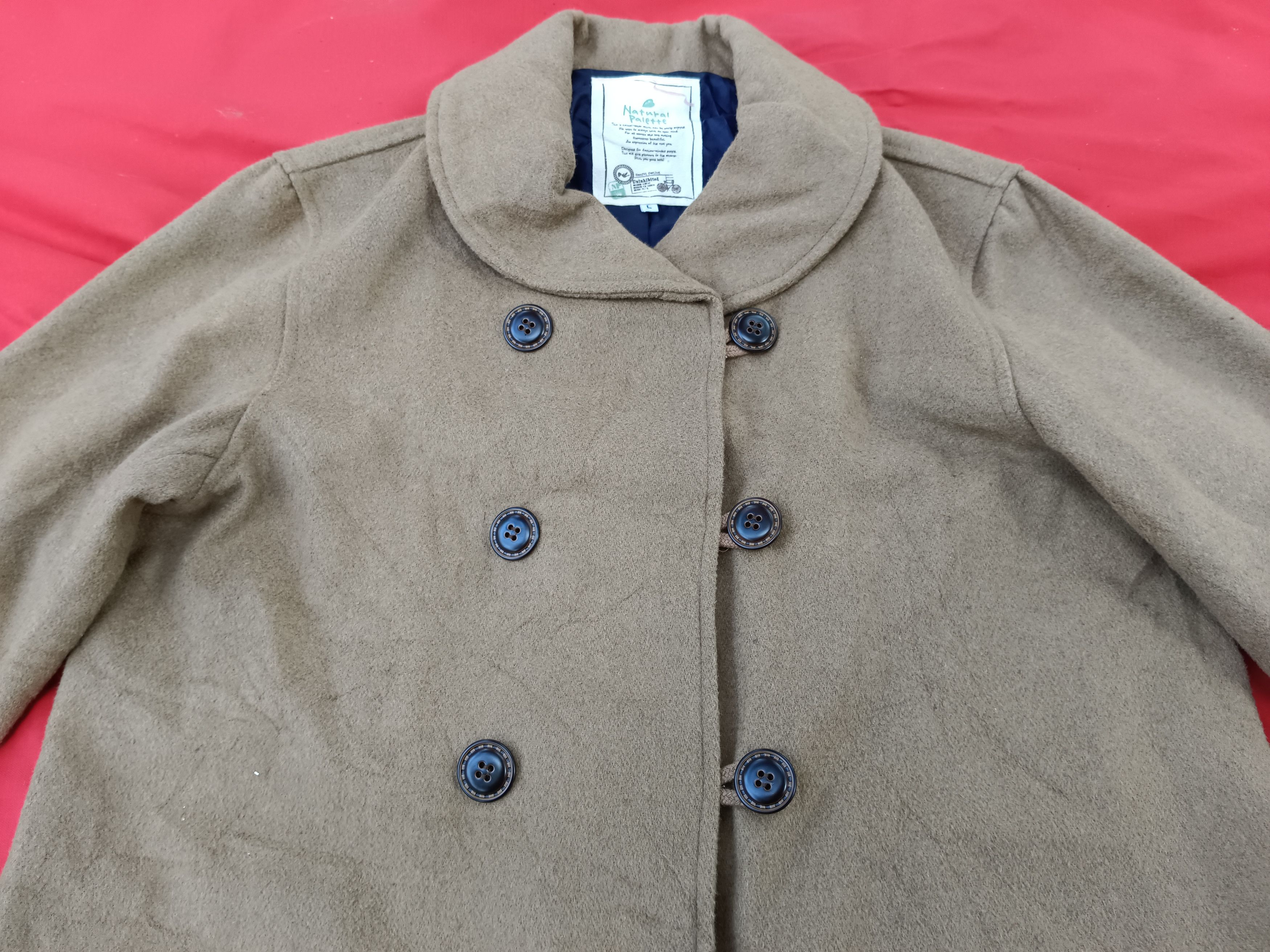 Harris Tweed × Japanese Brand Harris Tweed Natural Palette Shawl Collar Jacket Coat Size US L / EU 52-54 / 3 - 4 Thumbnail