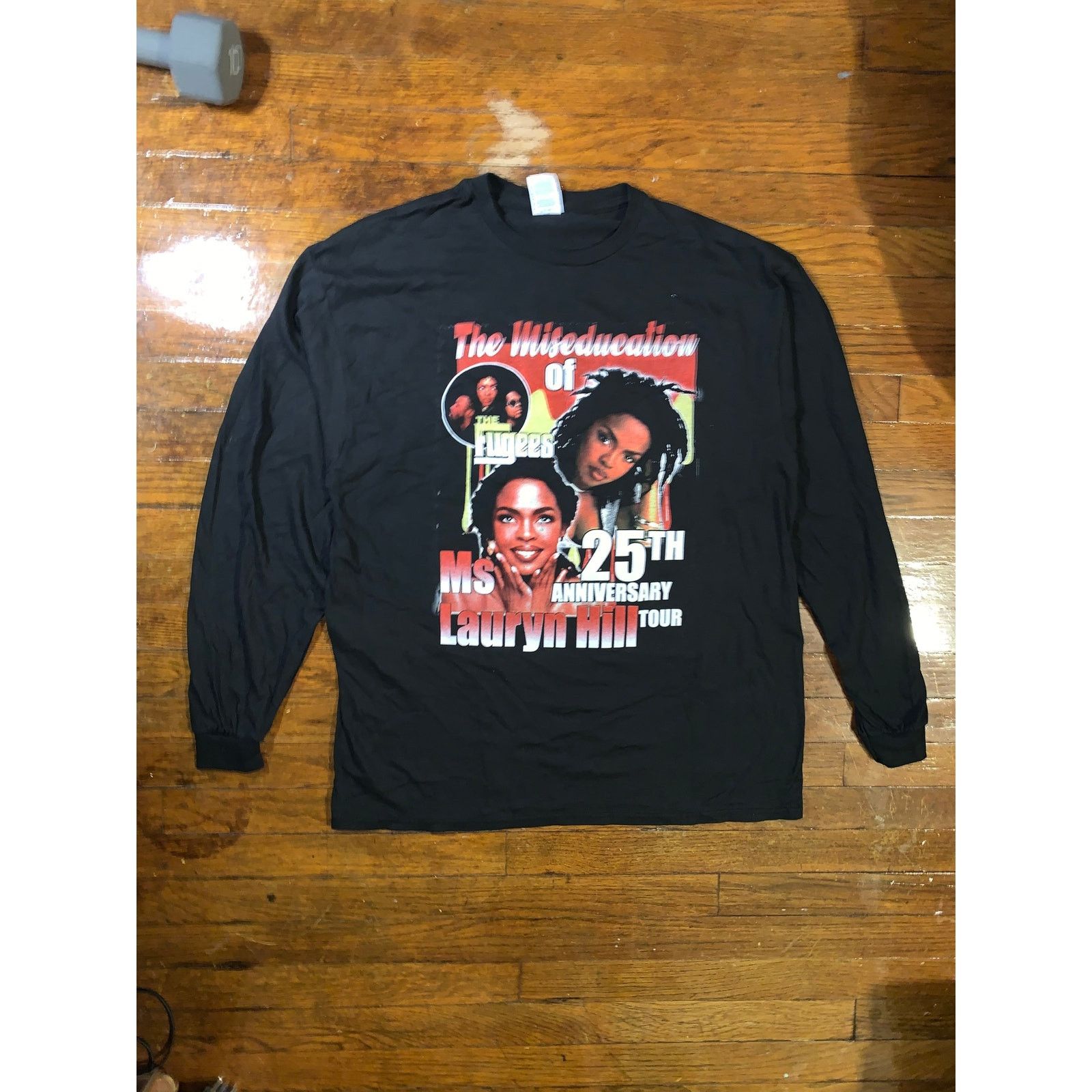 Rap Tees Ms Lauryn Hill 25th Anniversary Tour Long Sleeve Black XL Size US XL / EU 56 / 4 - 2 Thumbnail