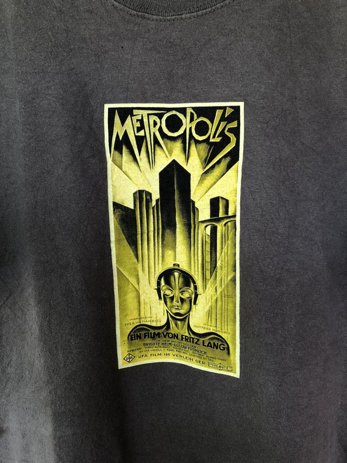 Vintage Vtg Metropolis Movie 1972 German Science-fiction Shirt Tee Size US L / EU 52-54 / 3 - 2 Thumbnail