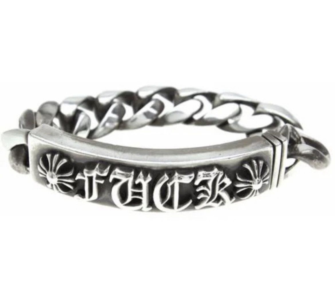 魅力的な価格 Fuck Hearts Chrome Hearts Chrome Bracelet Grailed | 帽子
