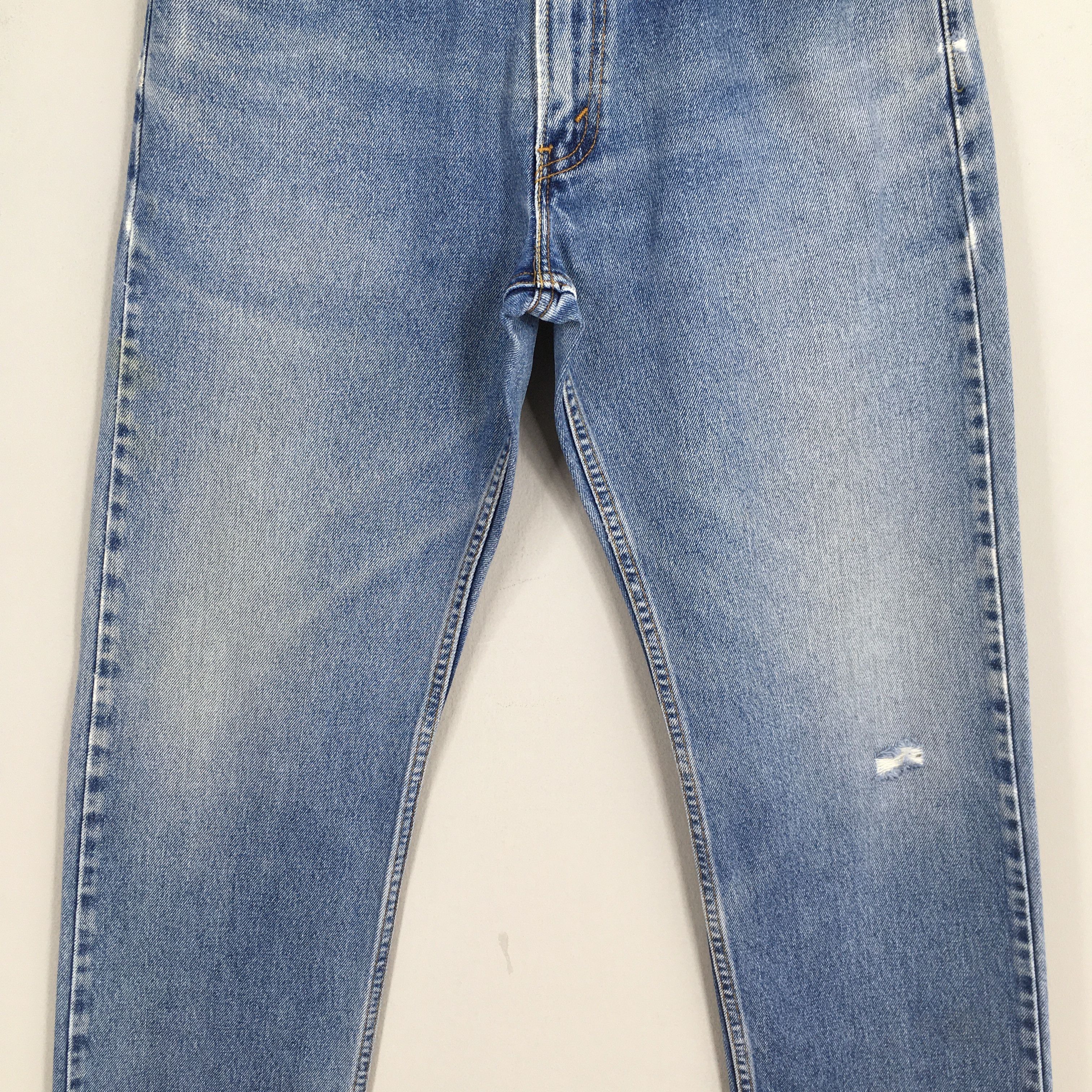 Levi's Size 30x32 Vintage 90s Levi's 505 Faded Blue Jeans S1802 Size US 30 / EU 46 - 3 Thumbnail