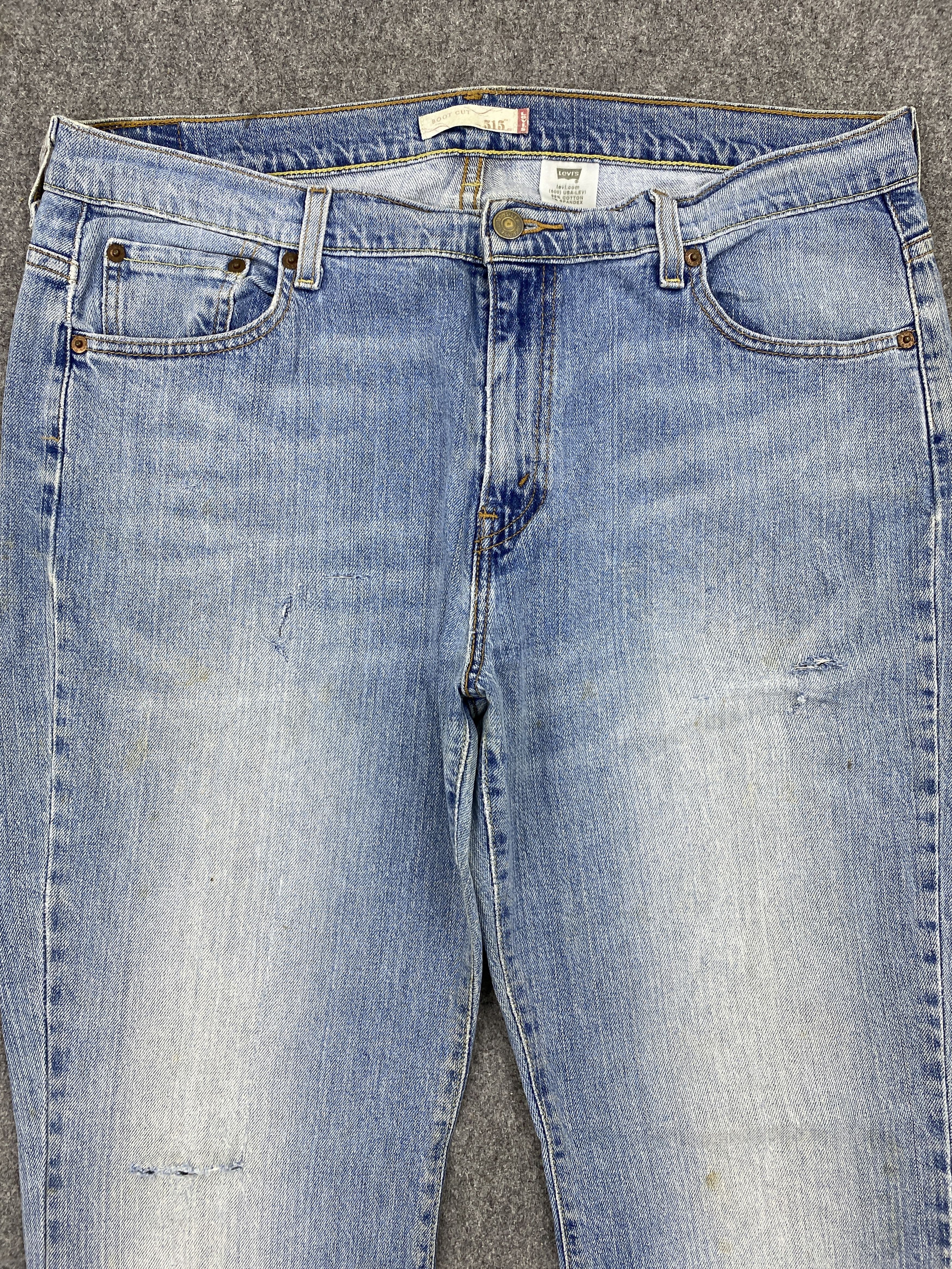 Levi's Vintage Levis 515 Flared Bootcut Faded Blue Jeans S0041 Size US 36 / EU 52 - 2 Thumbnail