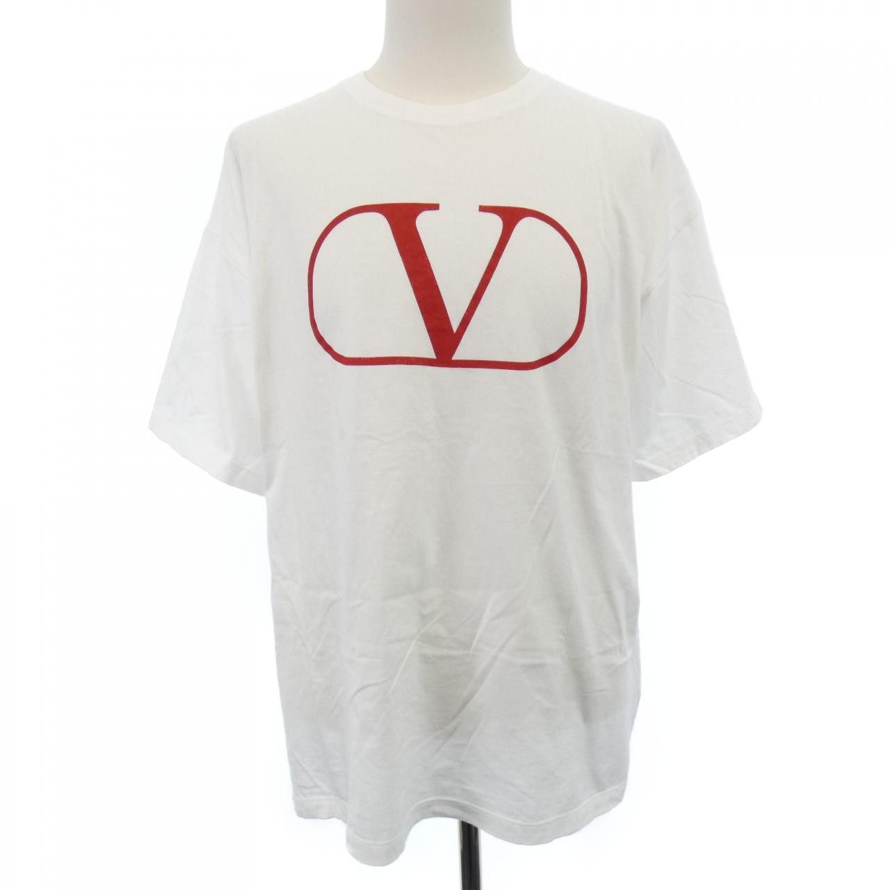 Valentino Valentino Valentino Cotton T Shirt Textile T-Shirts RV0MG01PPMA DUTY FREE for USA Size ONE SIZE - 1 Thumbnail