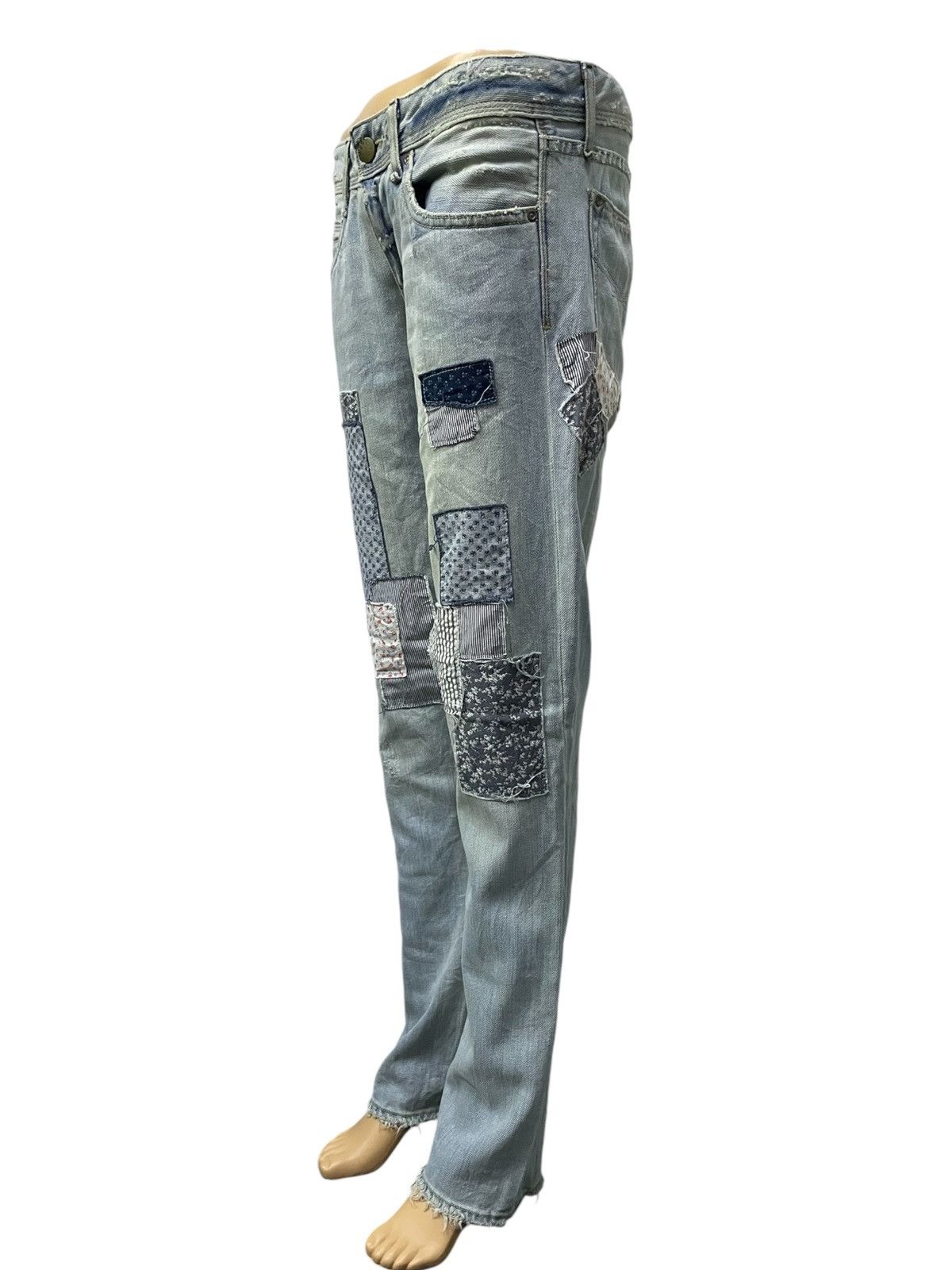 Designer × Japanese Brand Gap 1969 Summer Wear Soft Distress Denim Kapital Boro Style Size US 31 - 5 Thumbnail