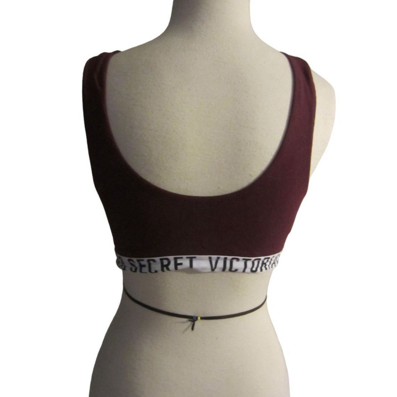 Victoria's Secret Maroon Logo Band Bralette Victoria’s Secret Soft Cotton Size ONE SIZE - 9 Thumbnail
