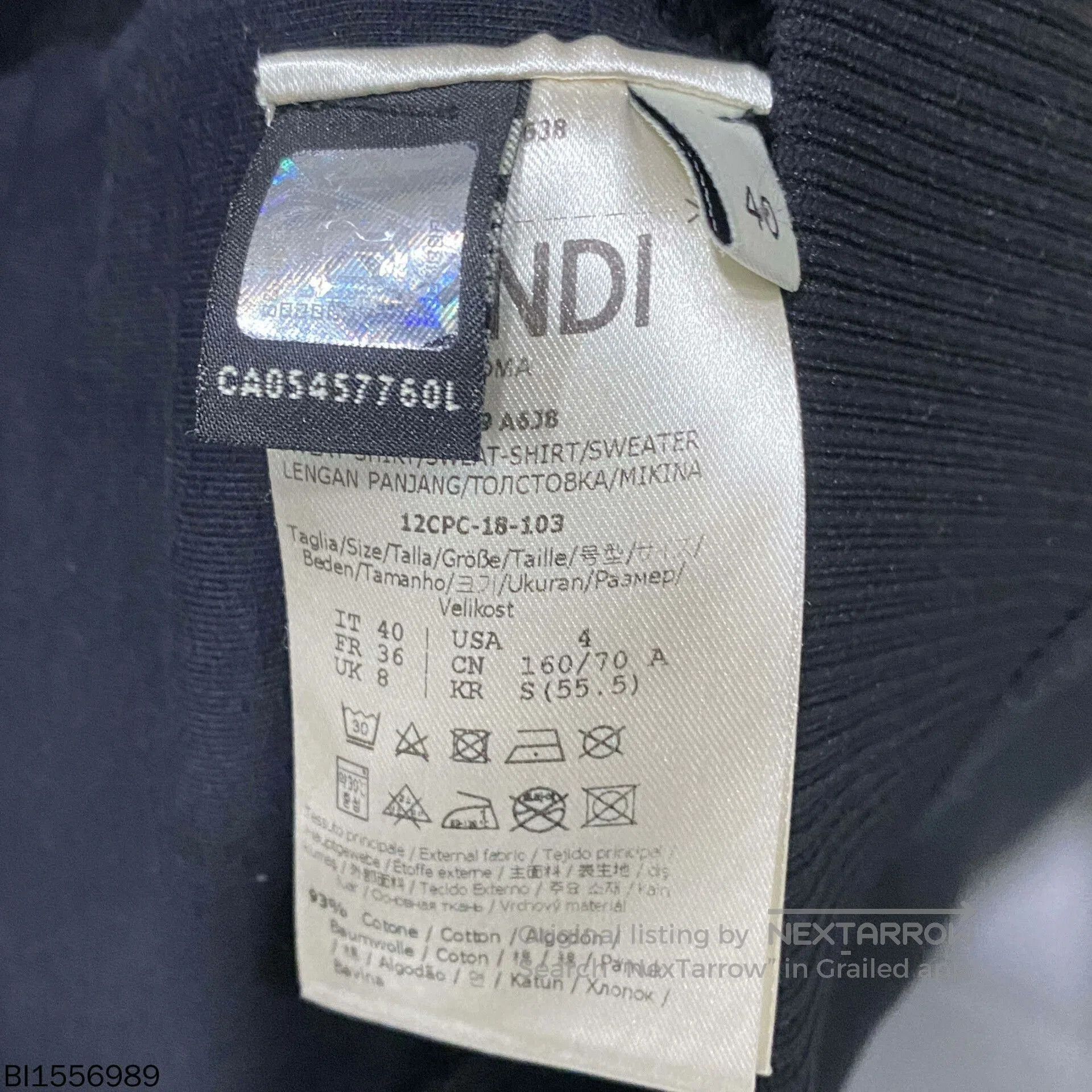 Fendi Fendi Logo Print Track Jacket. Size US S / EU 44-46 / 1 - 6 Thumbnail