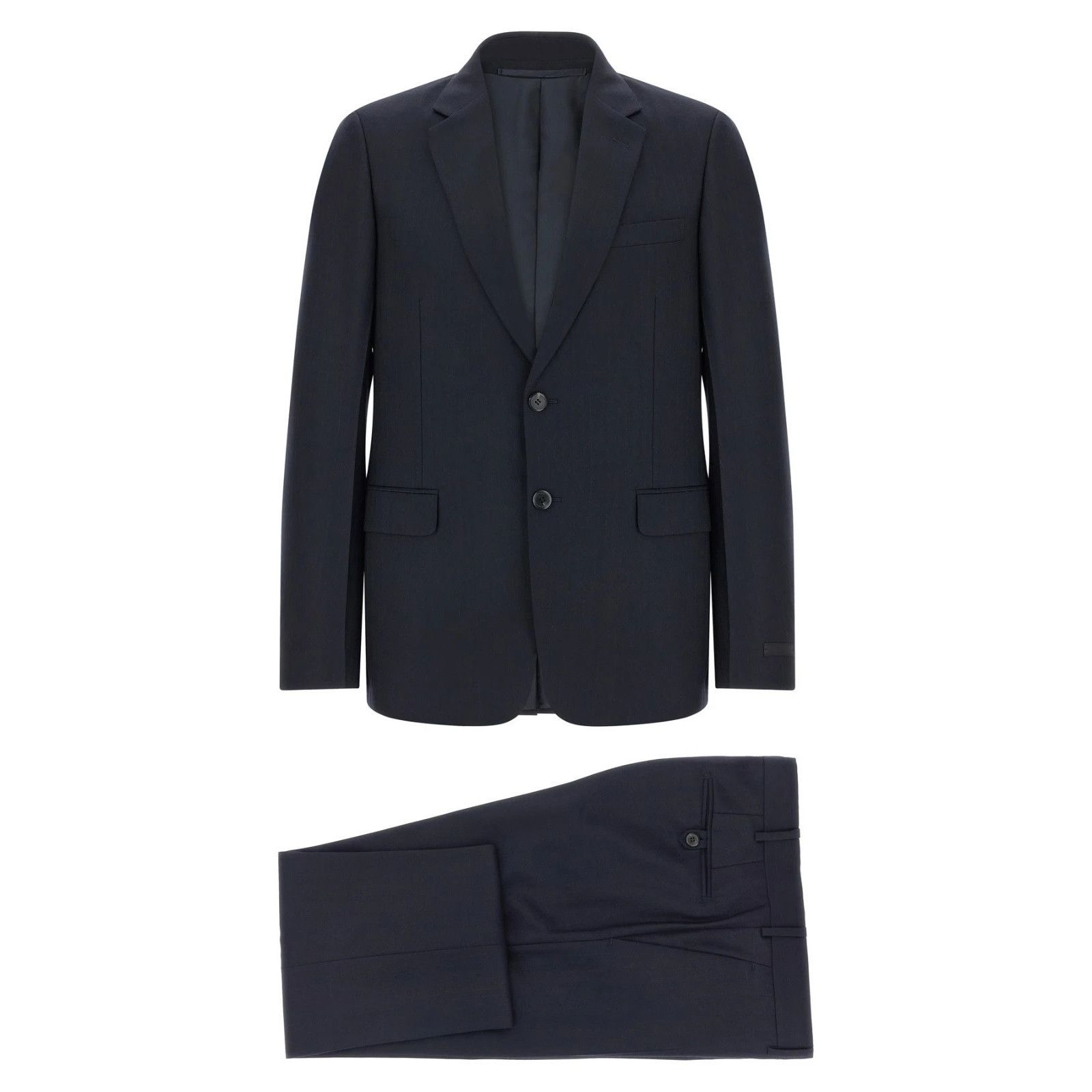 Prada PRADA Pinstriped Blue Wool Blend Suit New & Authentic (Men's Size US XL / EU 56 / 4 - 1 Thumbnail