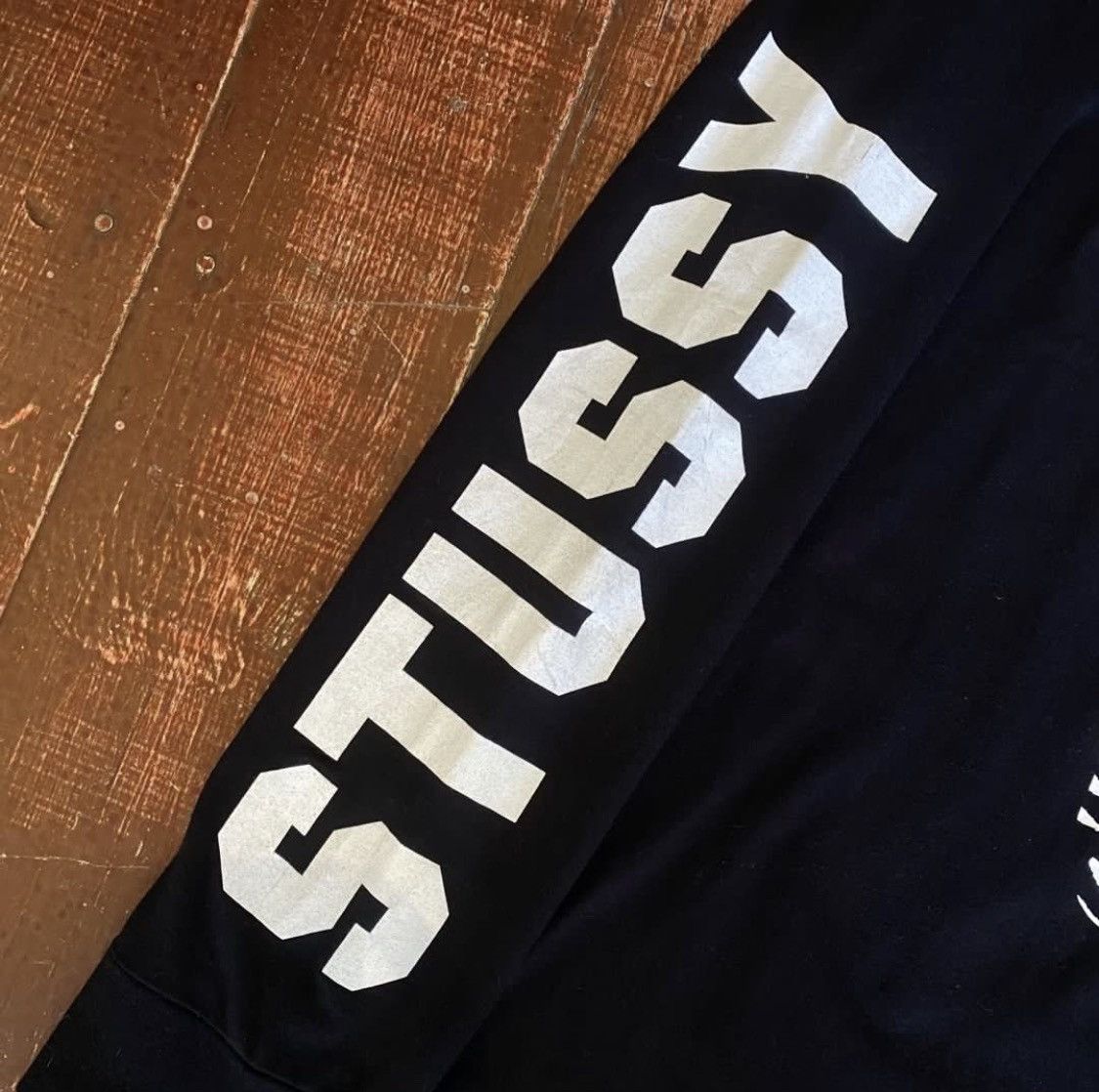 Stussy Vintage 90s Skull Longsleeve Size US L / EU 52-54 / 3 - 3 Thumbnail