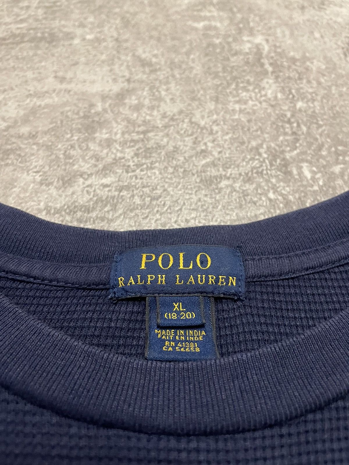 Polo Ralph Lauren Vintage Polo Ralph Lauren Waffle Crewneck Sweatshirt Size US S / EU 44-46 / 1 - 8 Thumbnail