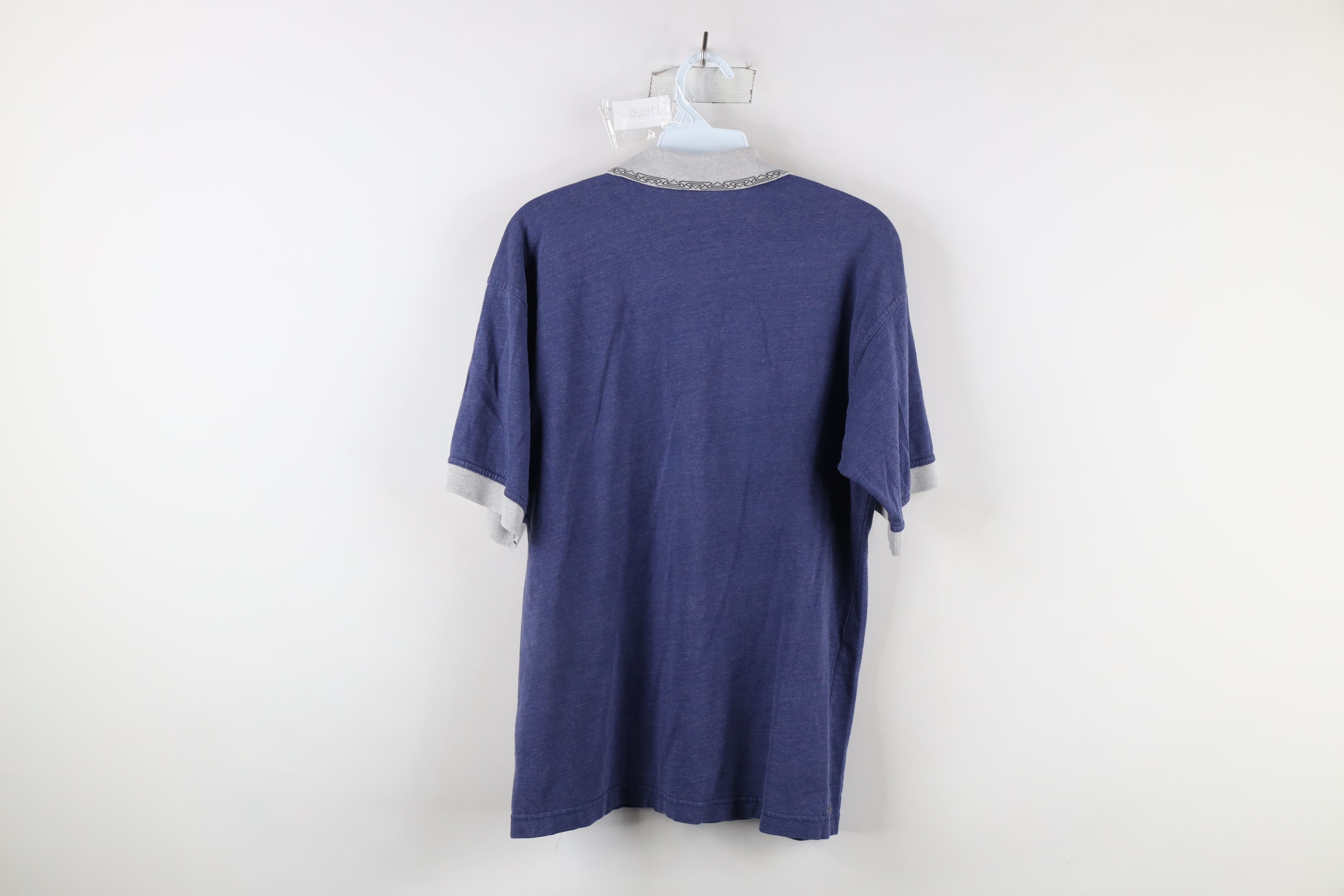 Reebok Vintage 90s Reebok Greg Norman Golf Polo Shirt Blue Size US M / EU 48-50 / 2 - 9 Thumbnail