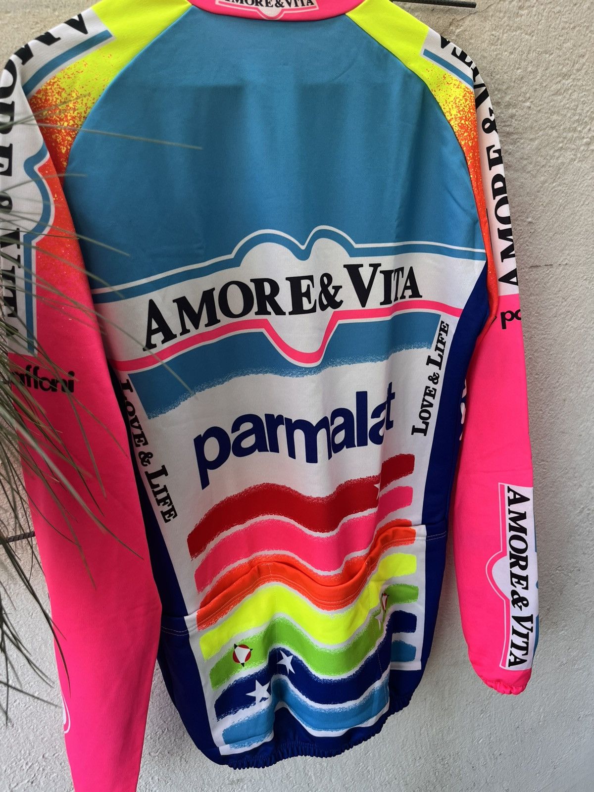 Vintage Nalini vintage cycling jersey Amore Vita Team Farini Size US XXL / EU 58 / 5 - 11 Thumbnail