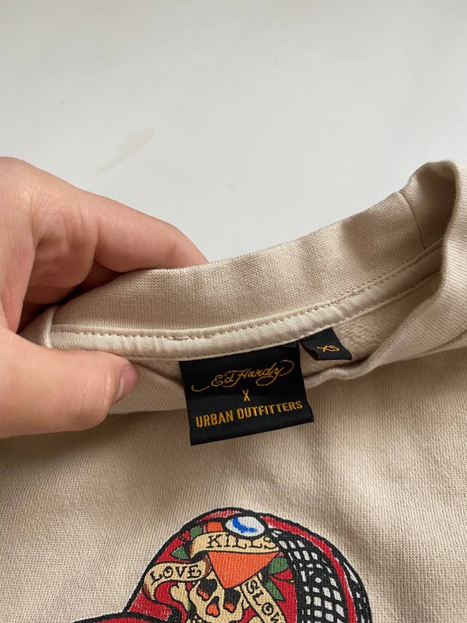 Ed Hardy × Vintage Ed Hardy Urban Outfitters Oversize sweatshirt Size US XS / EU 42 / 0 - 4 Thumbnail