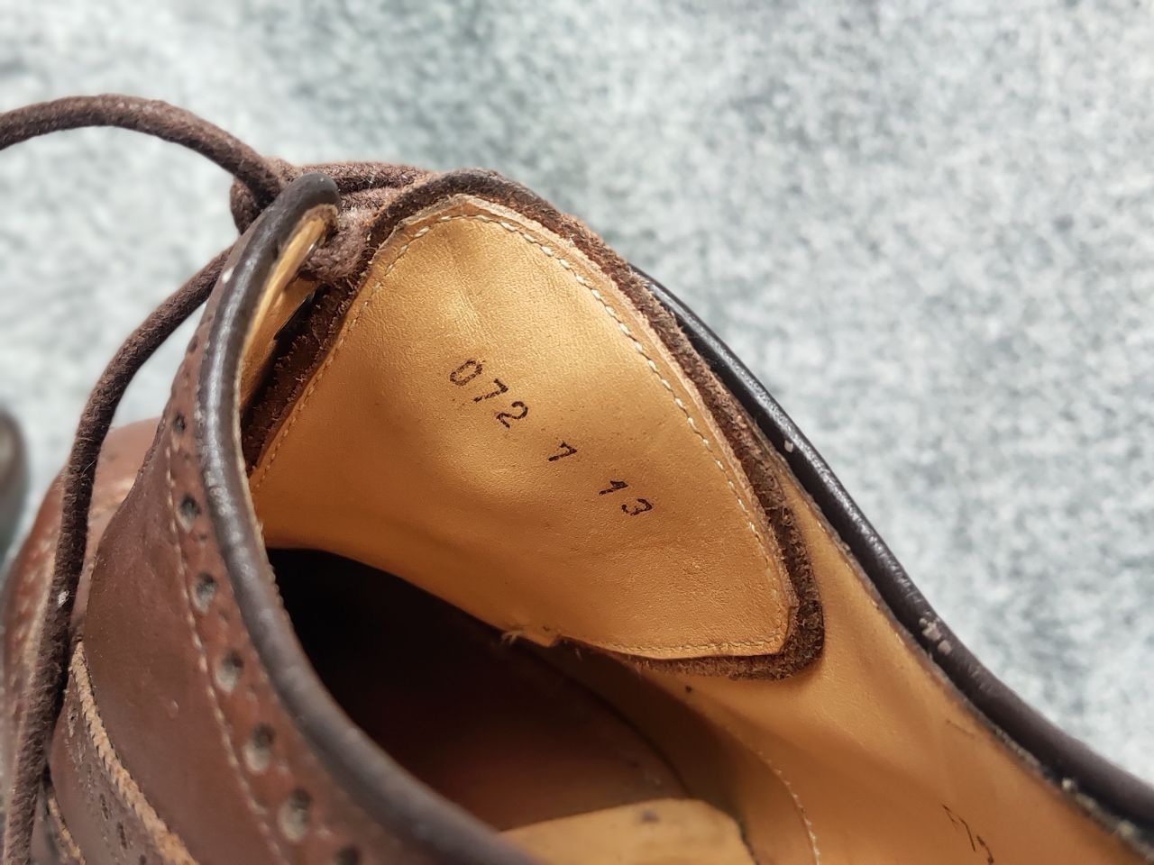Barbour Barbour Design Dark Brown Leather Ouse Brogue Shoes Size US 7.5 / EU 40-41 - 21 Thumbnail