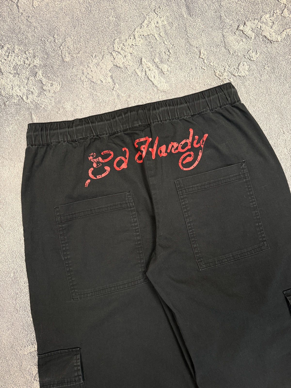 Ed Hardy Women Ed Hardy Pants Vintage Big Logo Y2k Style Rap Size 34" / US 12 / IT 48 - 10 Thumbnail
