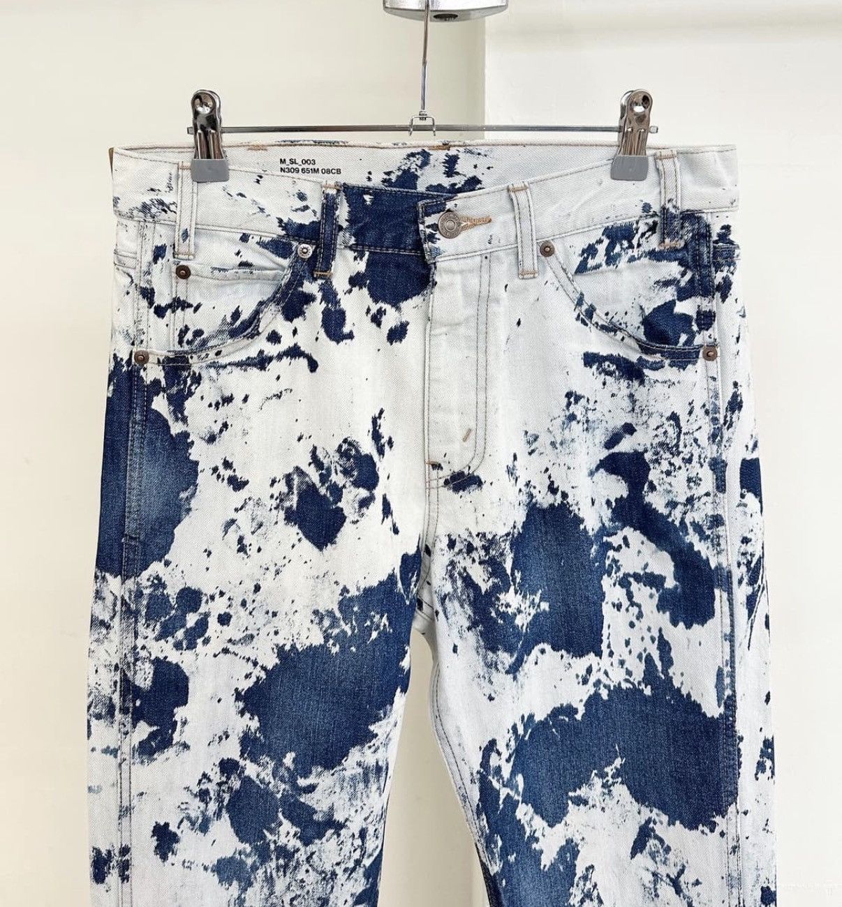 Celine Celine 21SS dancing kid tie dye denim jeans sz30 Size US 30 / EU 46 - 4 Thumbnail