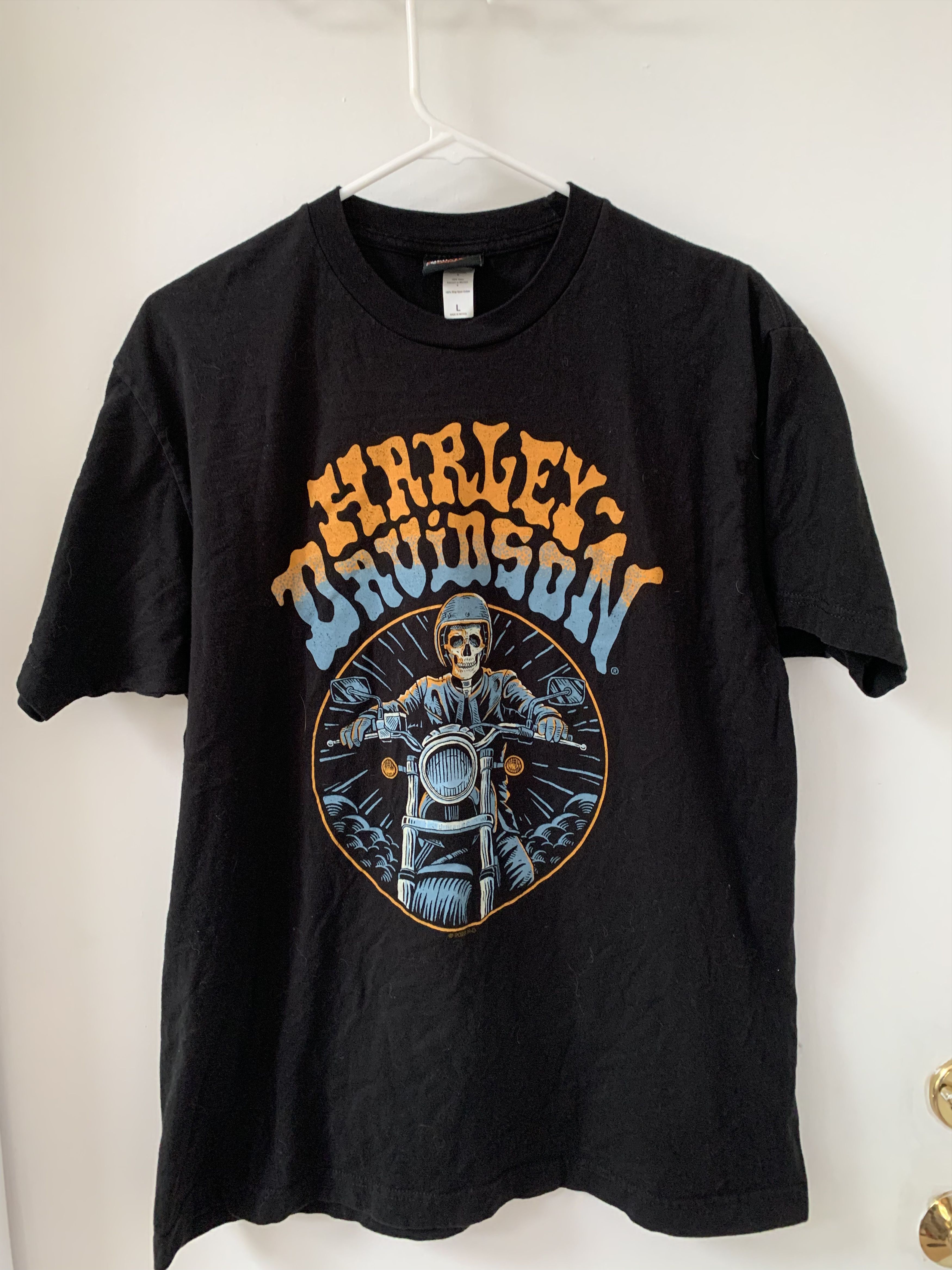 Harley Davidson Harley Davidson Night Rider skull graphic t shirt Avalanche Size US L / EU 52-54 / 3 - 1 Thumbnail
