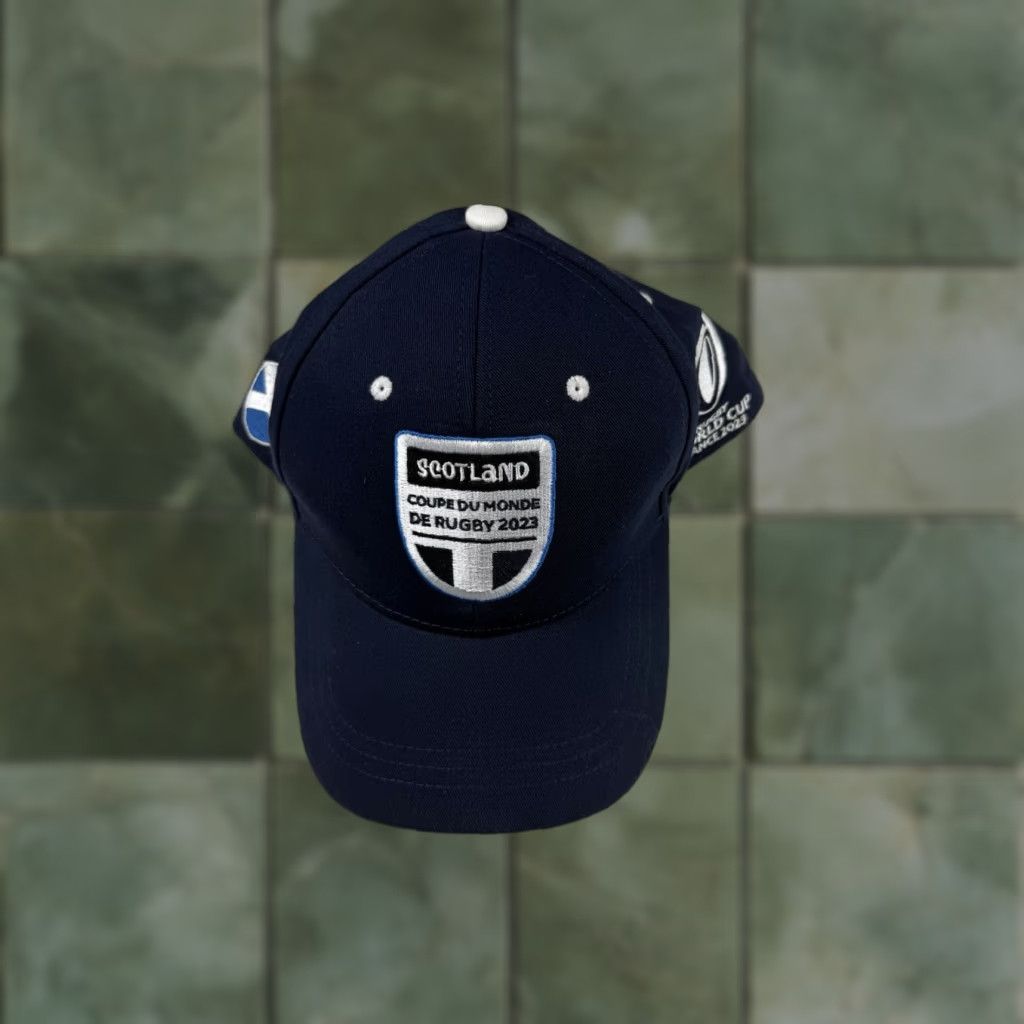 Vintage Rugby Scotland Rugby World Cup 2023 Country Cap Hat Baseball Cap One Size Blue Men Girls Womens Mens Countries Size ONE SIZE - 1 Thumbnail
