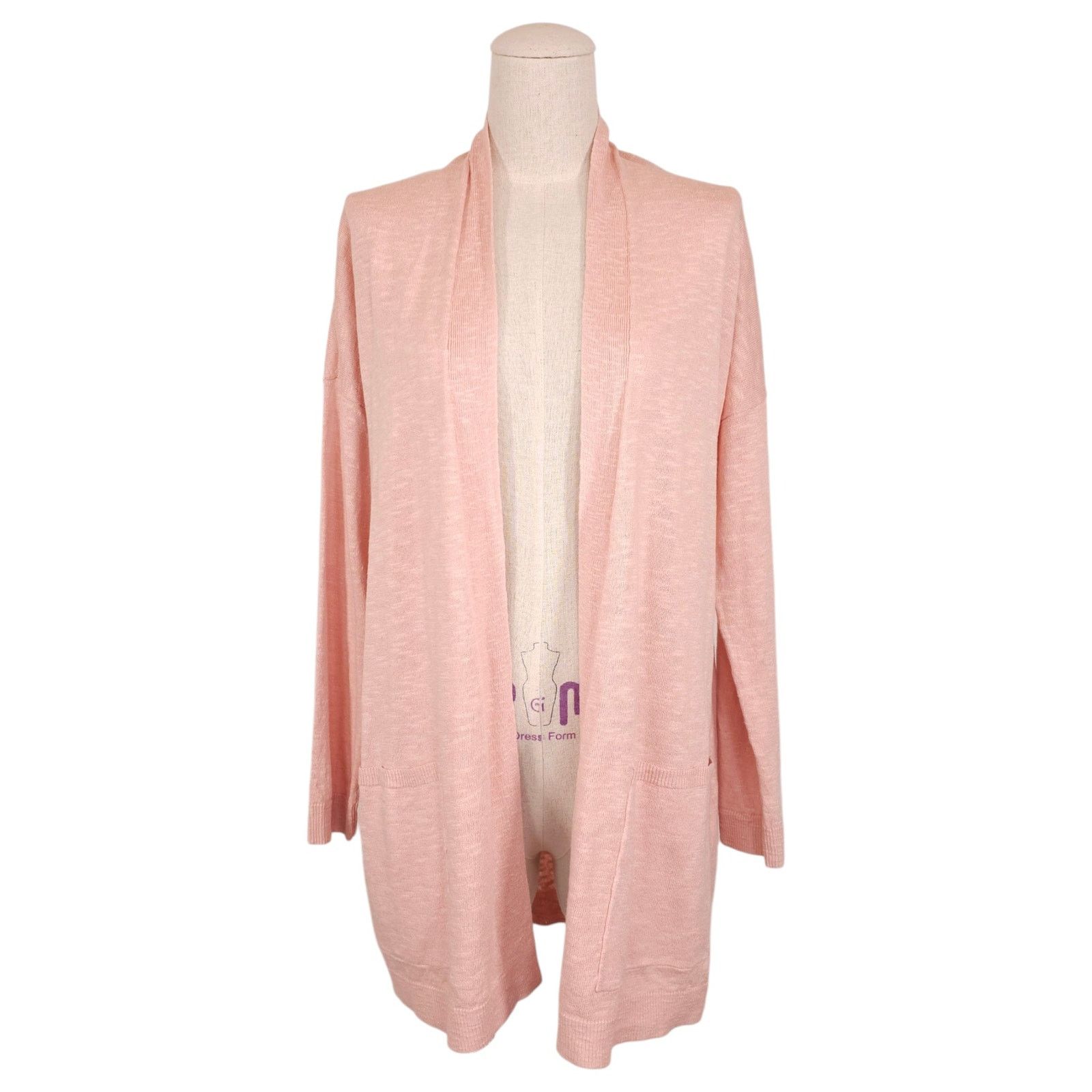 Eileen Fisher Eileen Fisher Organic Linen Cotton Cardigan Powder Pink XS Size XS / US 0-2 / IT 36-38 - 1 Thumbnail