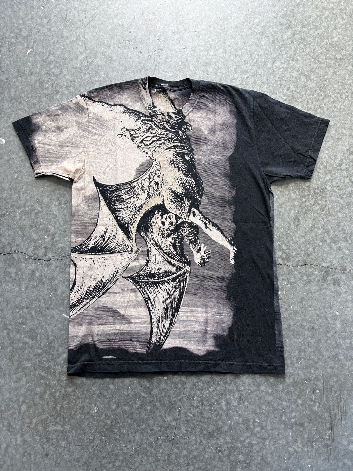 Vintage Vintage Y2K Nostic Angel AOP Graphic Tee Grunge Skater Size US L / EU 52-54 / 3 - 1 Thumbnail