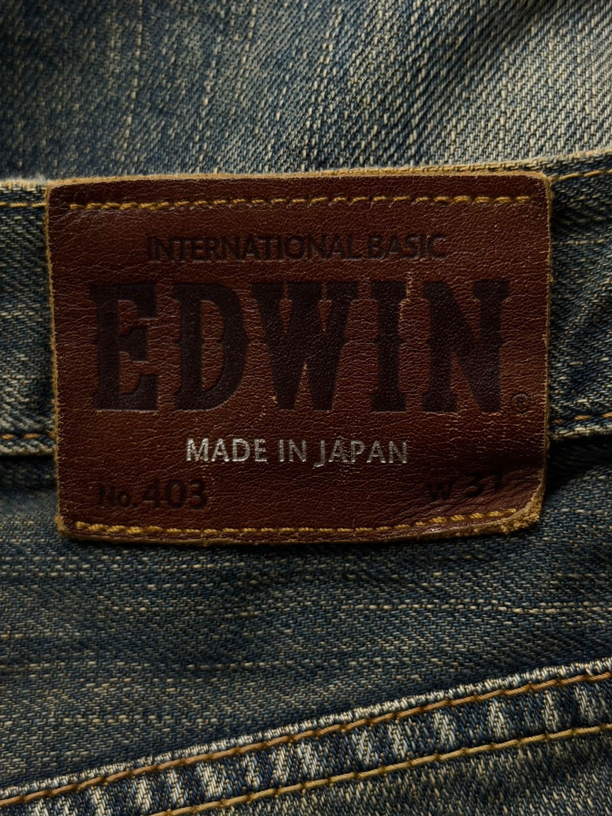 Edwin Vintage Edwin 403 Japanese Denim Jeans | Regular Straight 32 Size US 32 / EU 48 - 11 Thumbnail