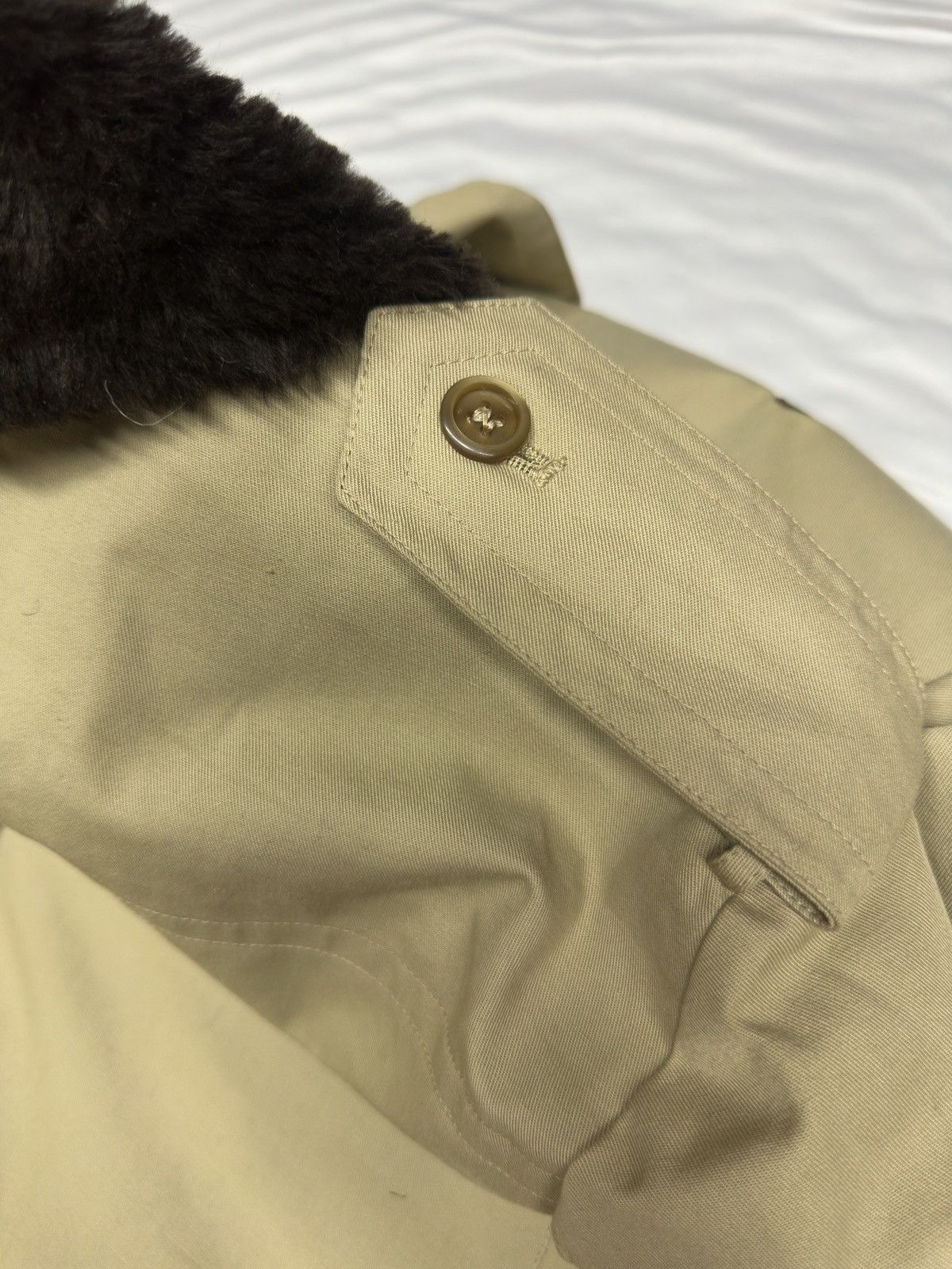 Vintage Vintage Military-Style Gabardine Coat Size US L / EU 52-54 / 3 - 7 Thumbnail