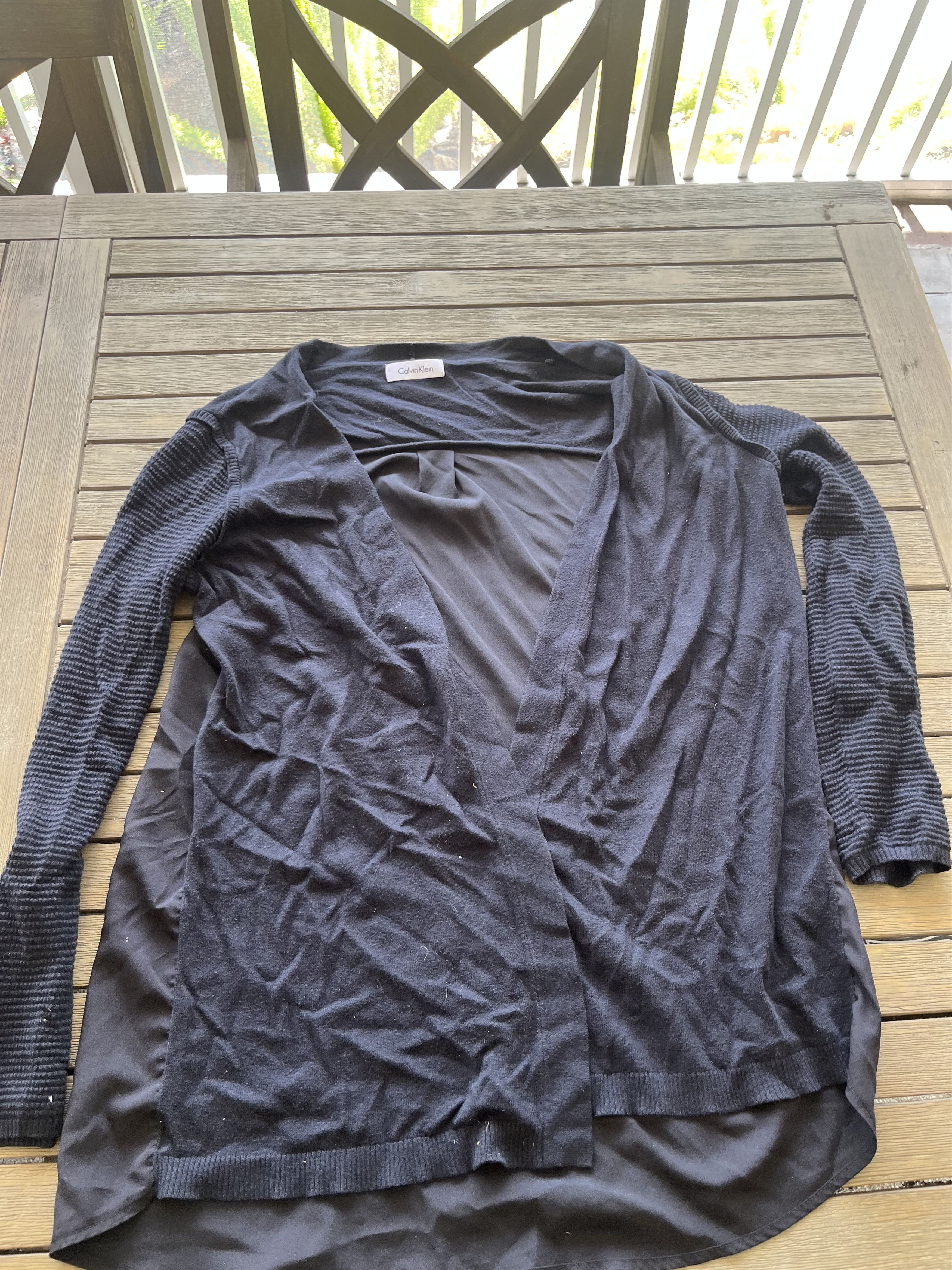 Calvin Klein × Vintage Calvin Klein Black Sweater Size S / US 4 / IT 40 - 1 Thumbnail