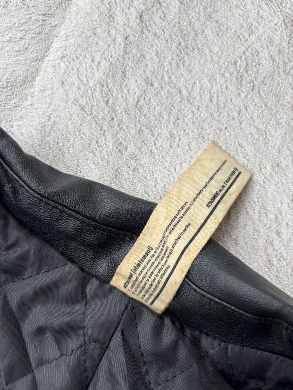 Attachment Attachment leather sintetis Assyemetrical Jacket Size US L / EU 52-54 / 3 - 4 Thumbnail