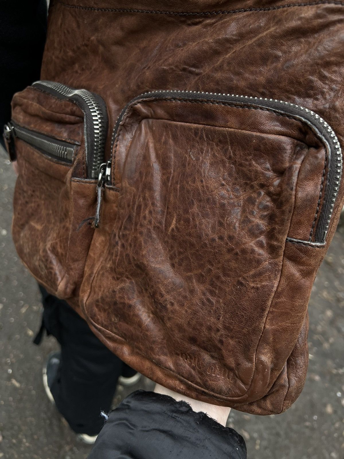 Miu Miu Vintage Miu Miu Crossbody Leather Bag Rare Size ONE SIZE - 4 Thumbnail