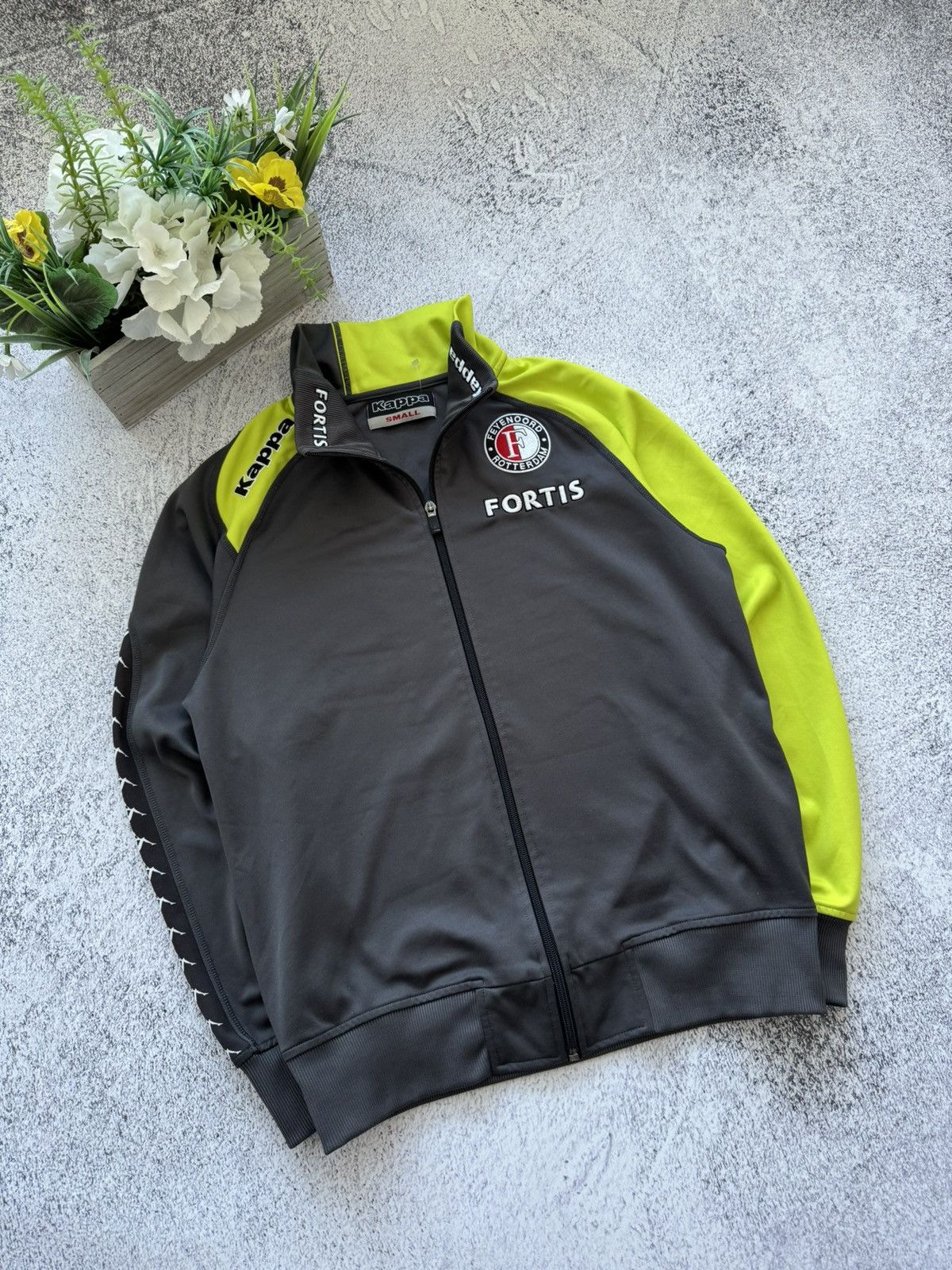 Kappa × Vintage KAPPA FC FEYENOORD ROTTERDAM FOOTBALL TRACK JACKET RARE Size US S / EU 44-46 / 1 - 2 Thumbnail