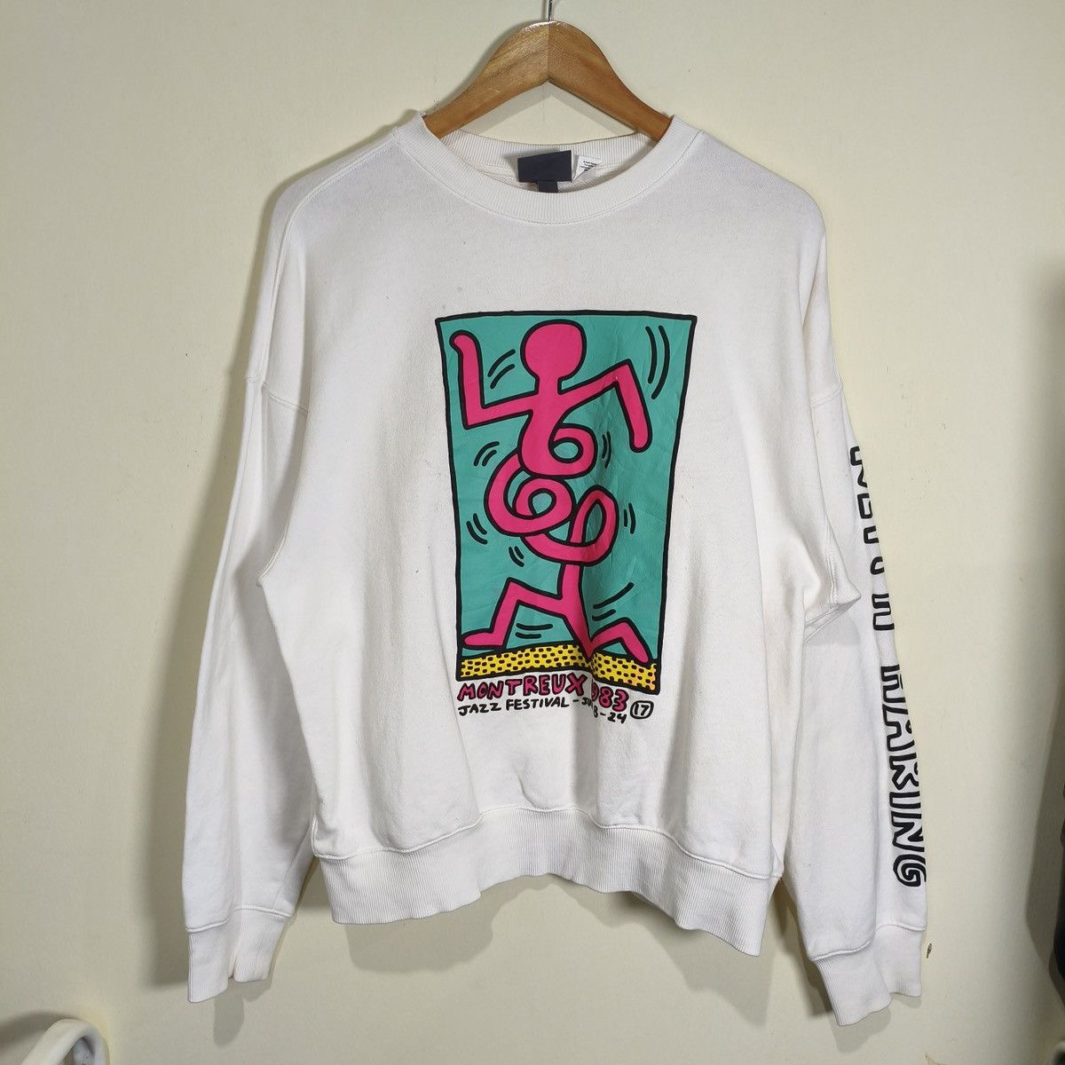 H&M × Keith Haring Keith Haring x H&M Montreux Jazz Festival Sweatshirt Size US S / EU 44-46 / 1 - 1 Thumbnail