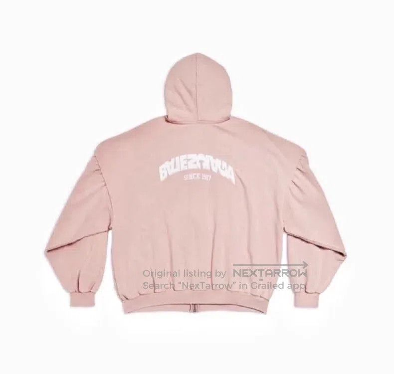Balenciaga Balenciaga Light pink hoodie Size US S / EU 44-46 / 1 - 7 Thumbnail