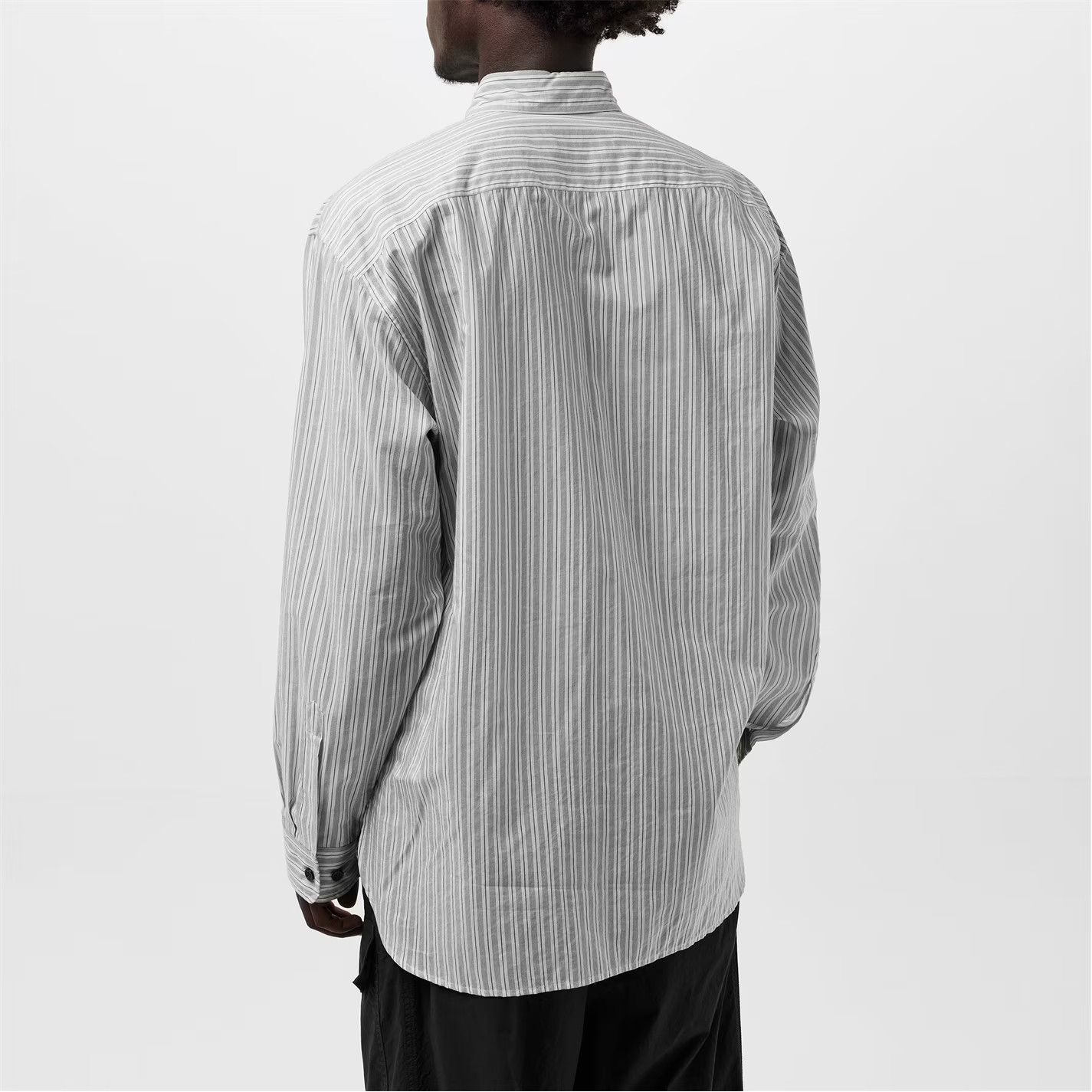 Dries Van Noten o1g2r1mq0426 Croom Shirt in Light Grey Size US L / EU 52-54 / 3 - 6 Thumbnail