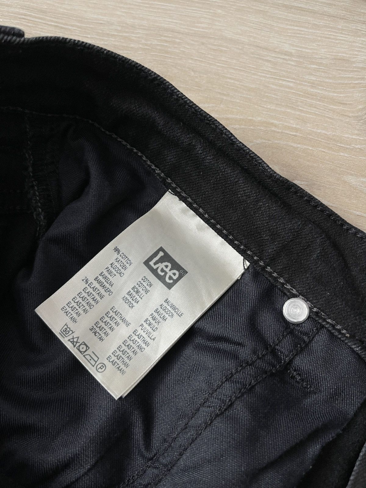 Lee Lee jeans black denim 33/30 Size US 33 - 6 Thumbnail