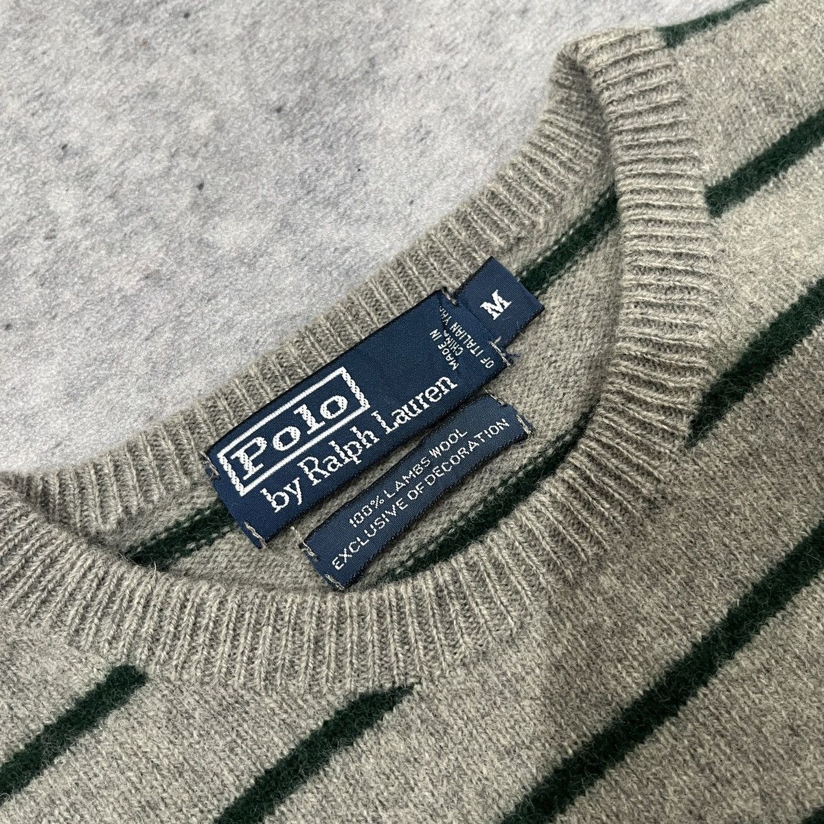 Polo Ralph Lauren × Ralph Lauren Polo Ralph Lauren Lambs Wool Stripe Sweater Size US M / EU 48-50 / 2 - 5 Thumbnail