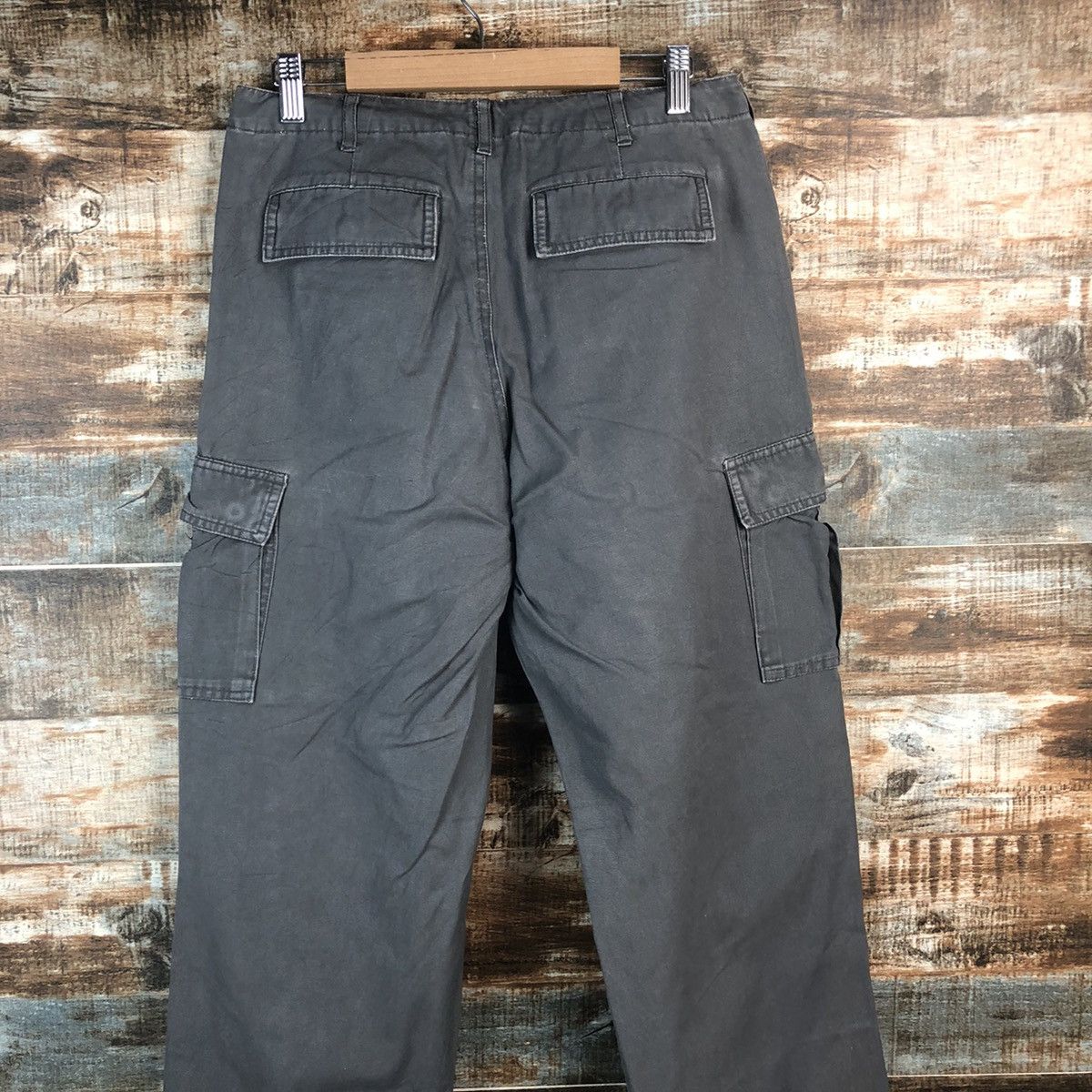 Japanese Brand DL Japanese Brand Gray Cargo Multipocket Pants #C655 Size US 27 - 14 Thumbnail