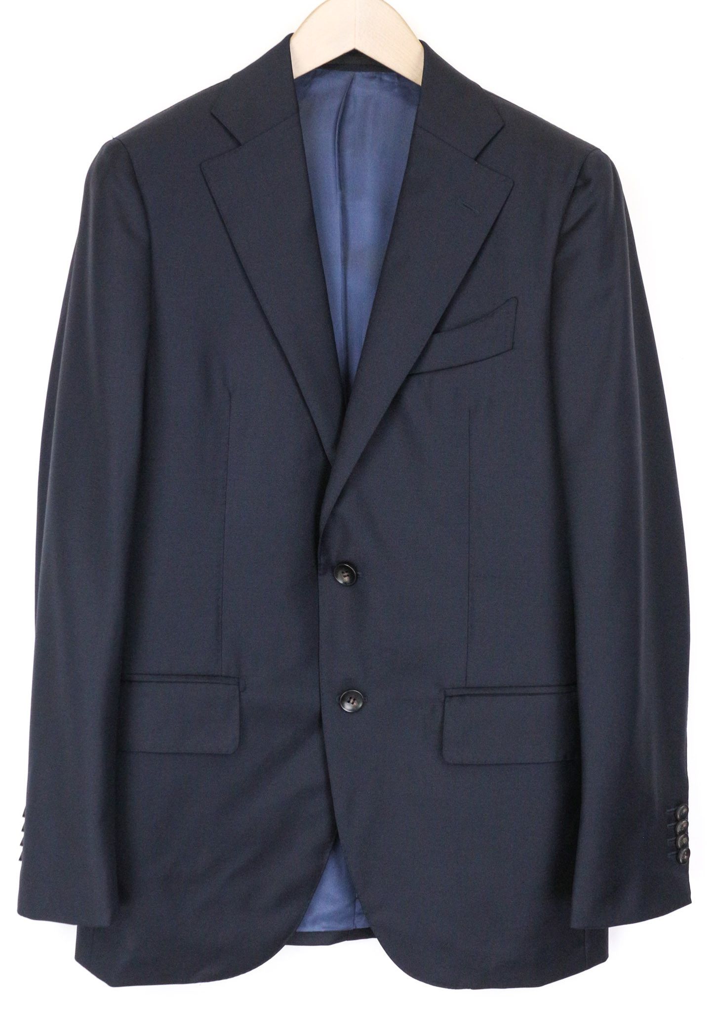 Suitsupply LA SPALLA UK36R Wool Navy Blue 3 Piece Suit 78993 Size 36R - 7 Thumbnail