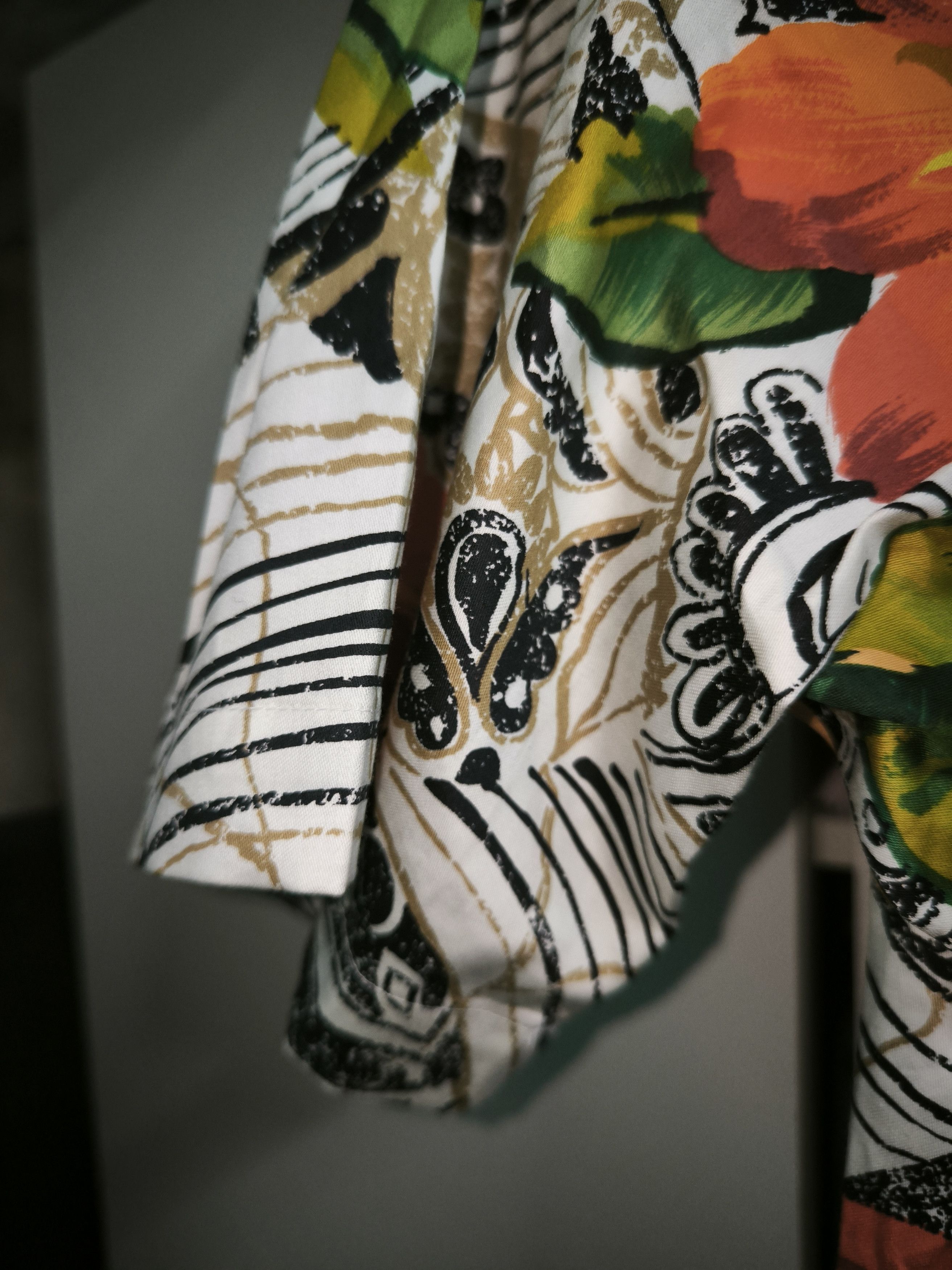 Designer × Vintage Modigliani Floral Fullprint Button Up Short Sleeve Shirt Size US M / EU 48-50 / 2 - 11 Thumbnail