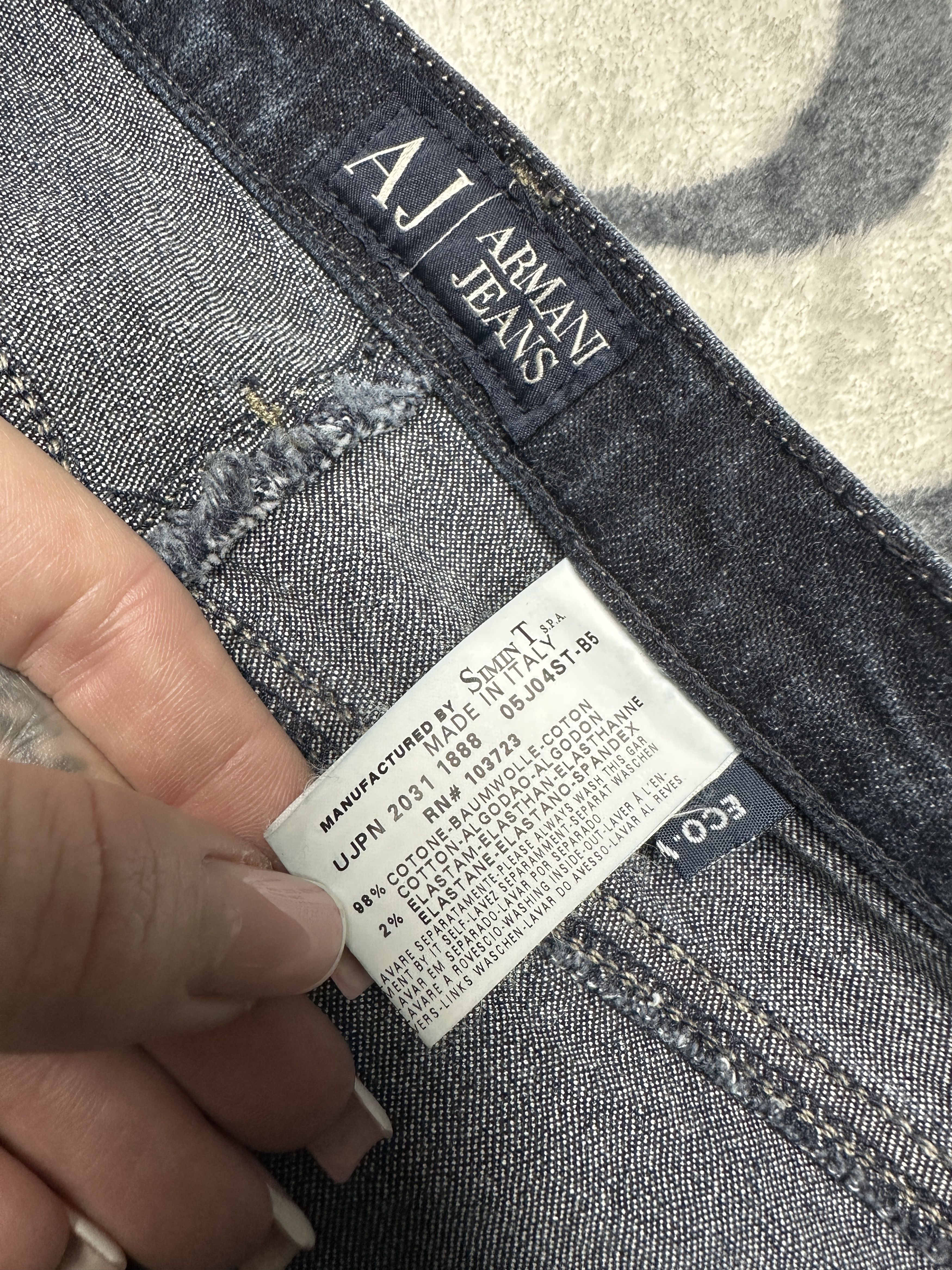 Armani Armani Jeans Mens Denim Pants Flared Jeans Size US 31 - 8 Thumbnail