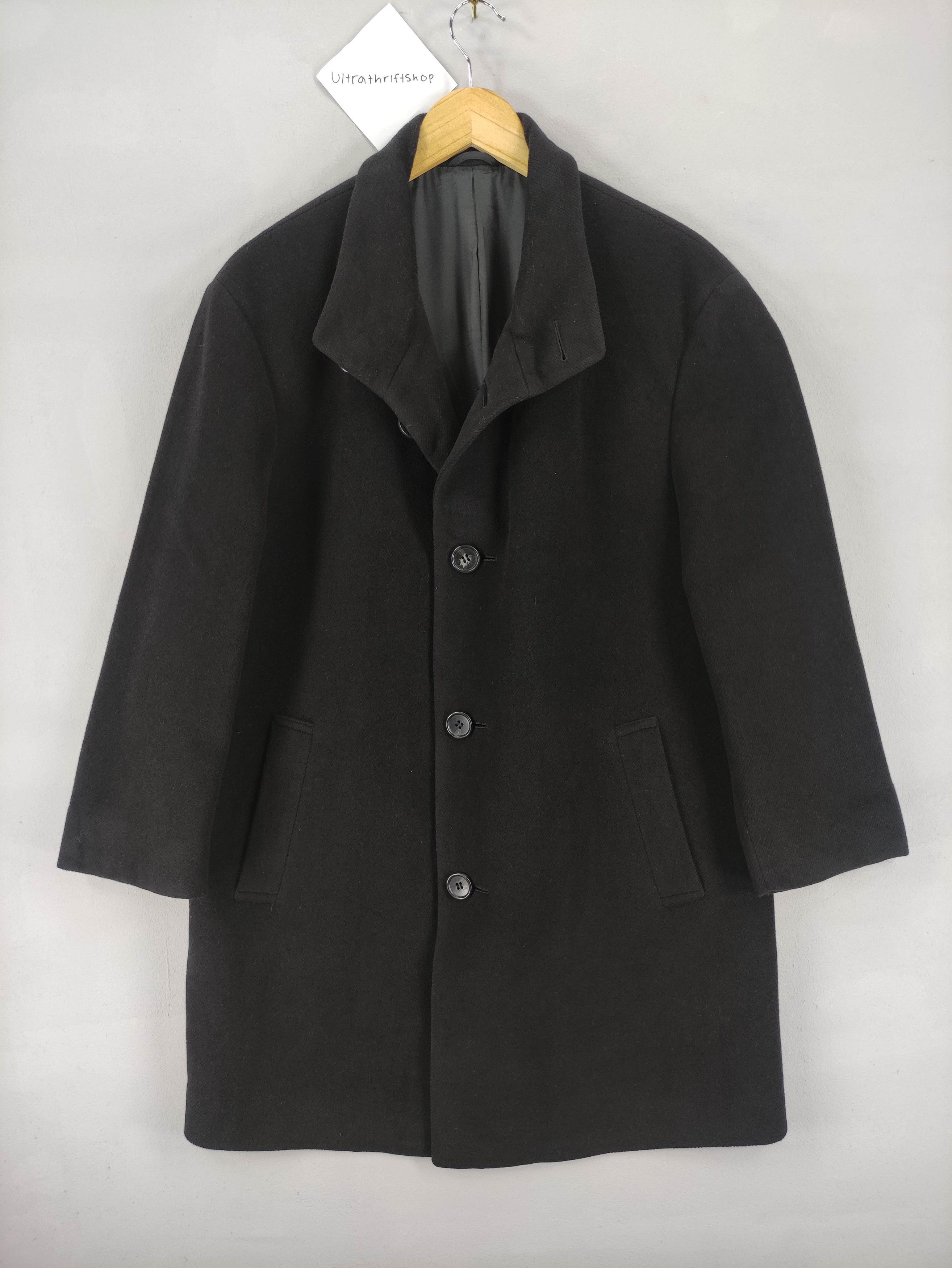 Lanvin Vintage Lanvin Classique Wool Long Coat Jacket Size US L / EU 52-54 / 3 - 1 Thumbnail